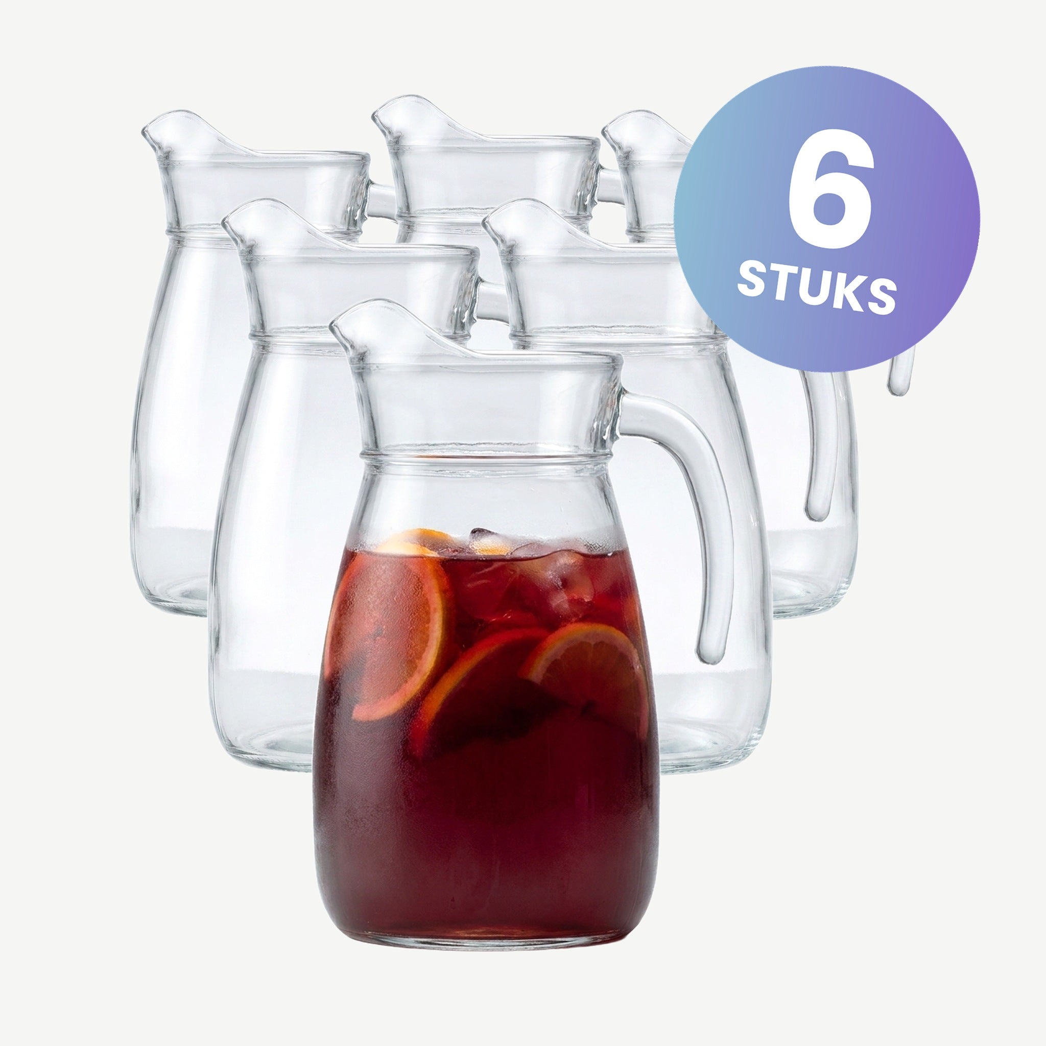 Borgonovo Artic Kan 2,8 Liter - set van 6 glazen