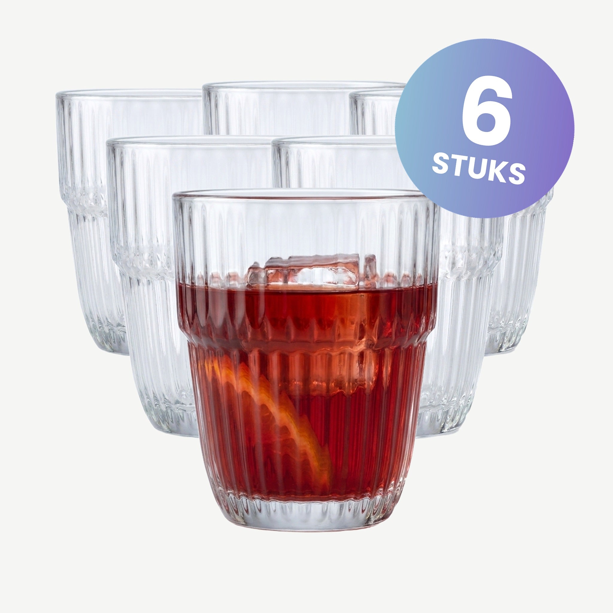 Bormioli Rocco Barshine Tumbler 21 Cl - set van 6 glazen