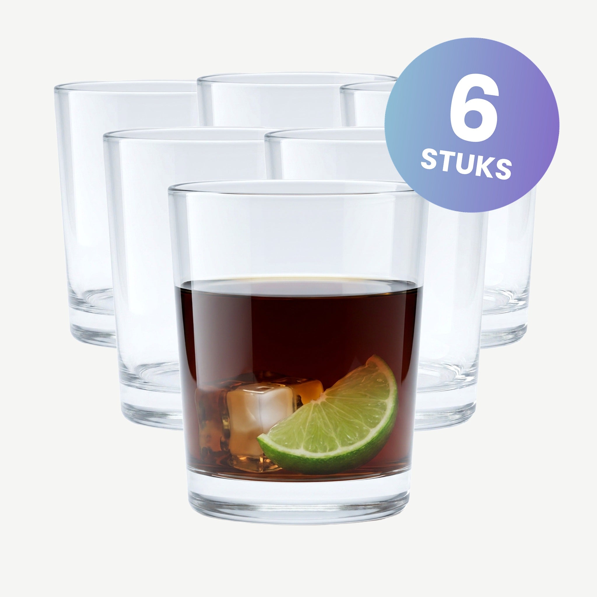 Bormioli Rocco Caravelle Tumbler 20 Cl - set van 6 glazen