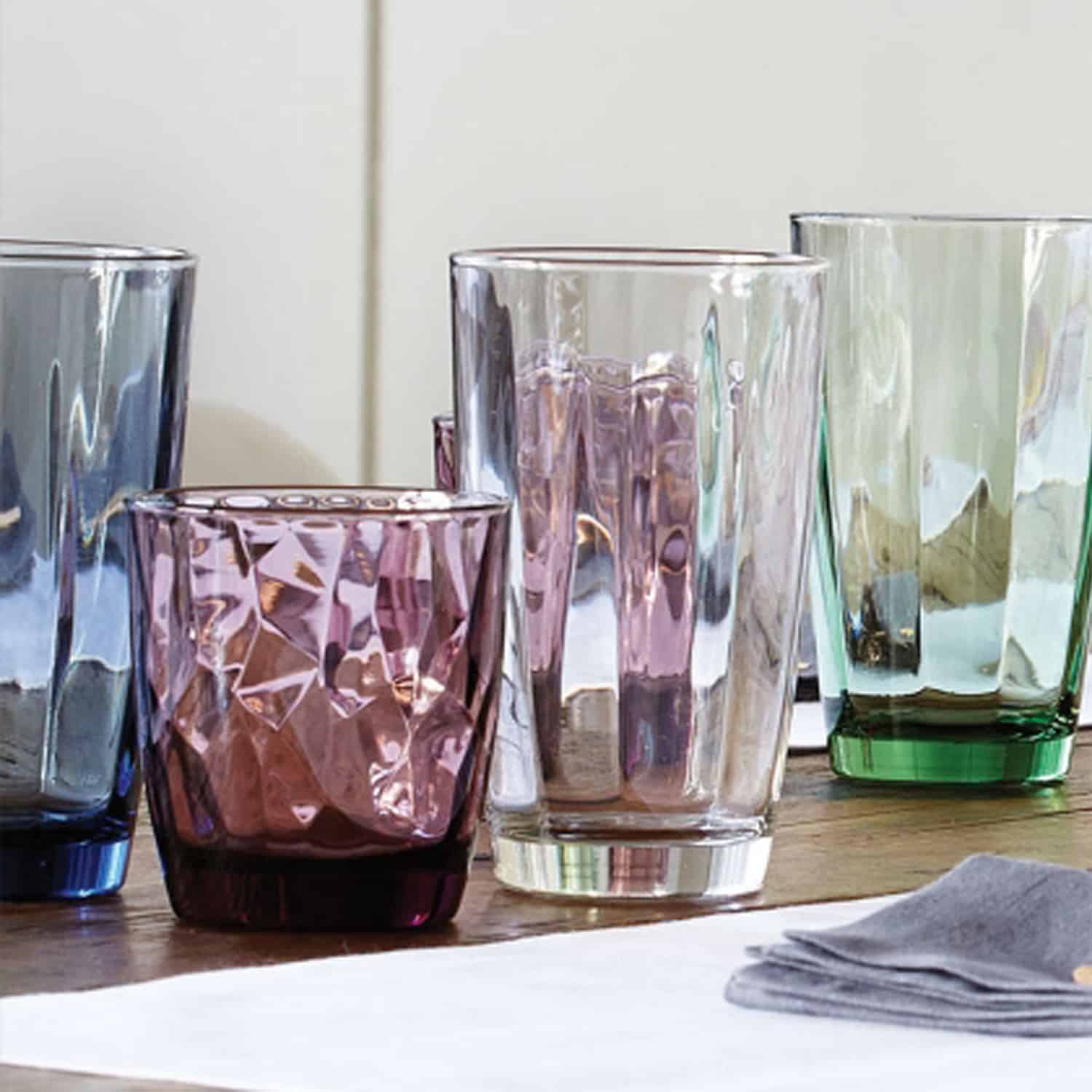 Bormioli Rocco Diamond Tumbler 39 Cl Paars - 6 Stuks - Glazen.nl