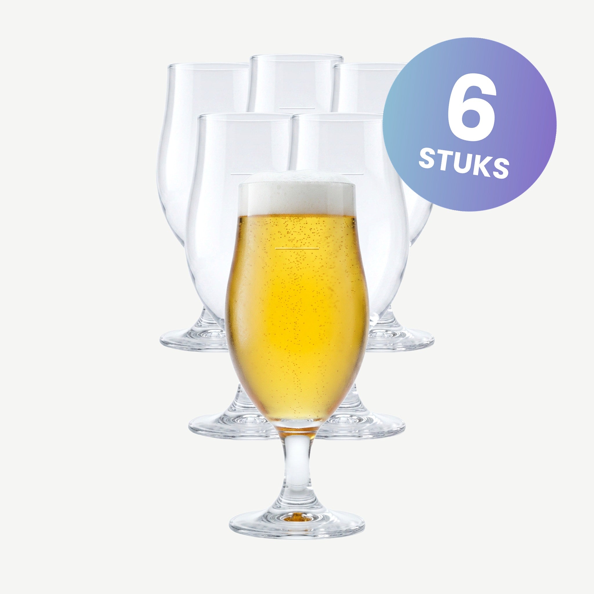 Bormioli Rocco Executive Bierglas 39 Cl Met Maatstreep - set van 6 glazen