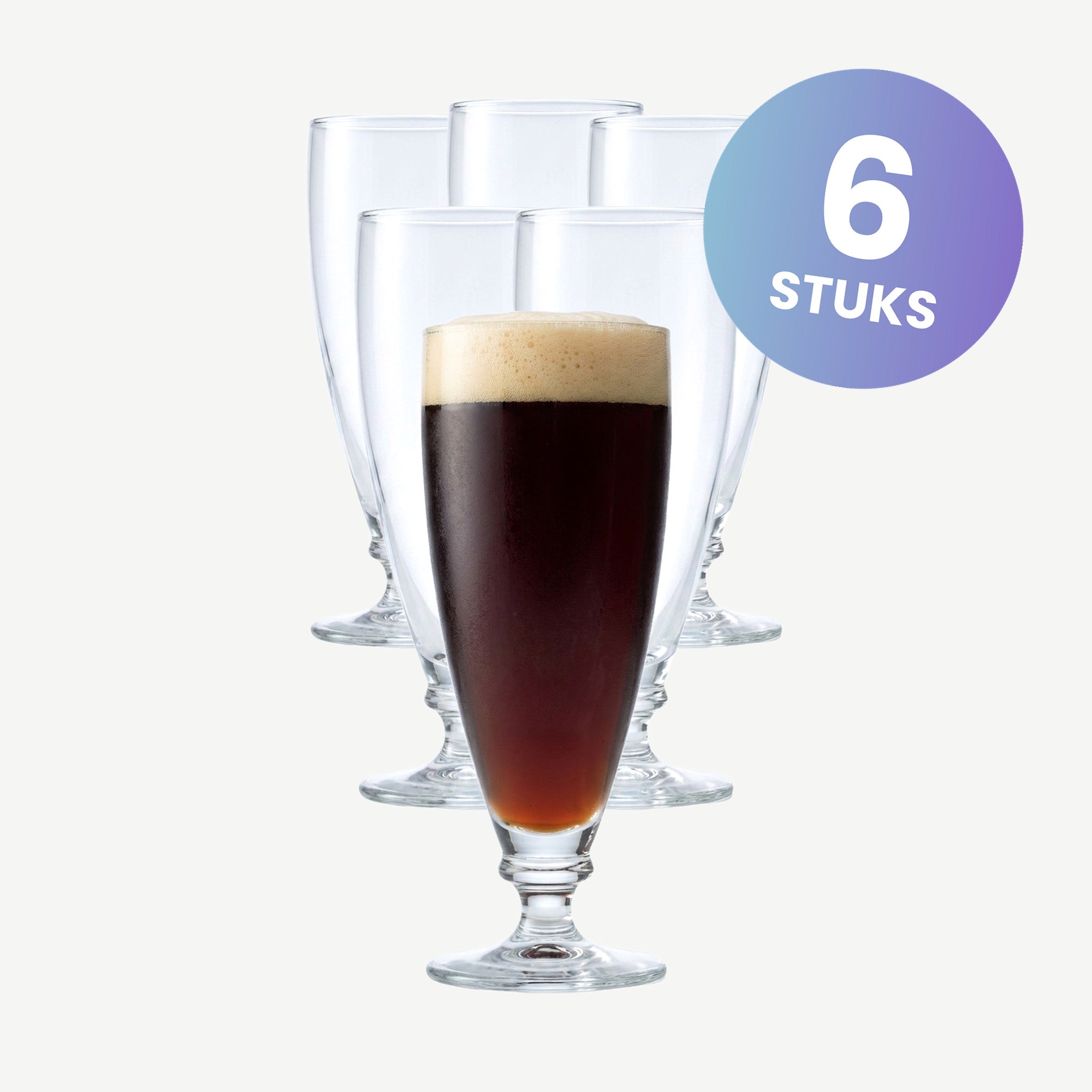 Bormioli Rocco Harmonia Bierglas 58 Cl - set van 6 glazen