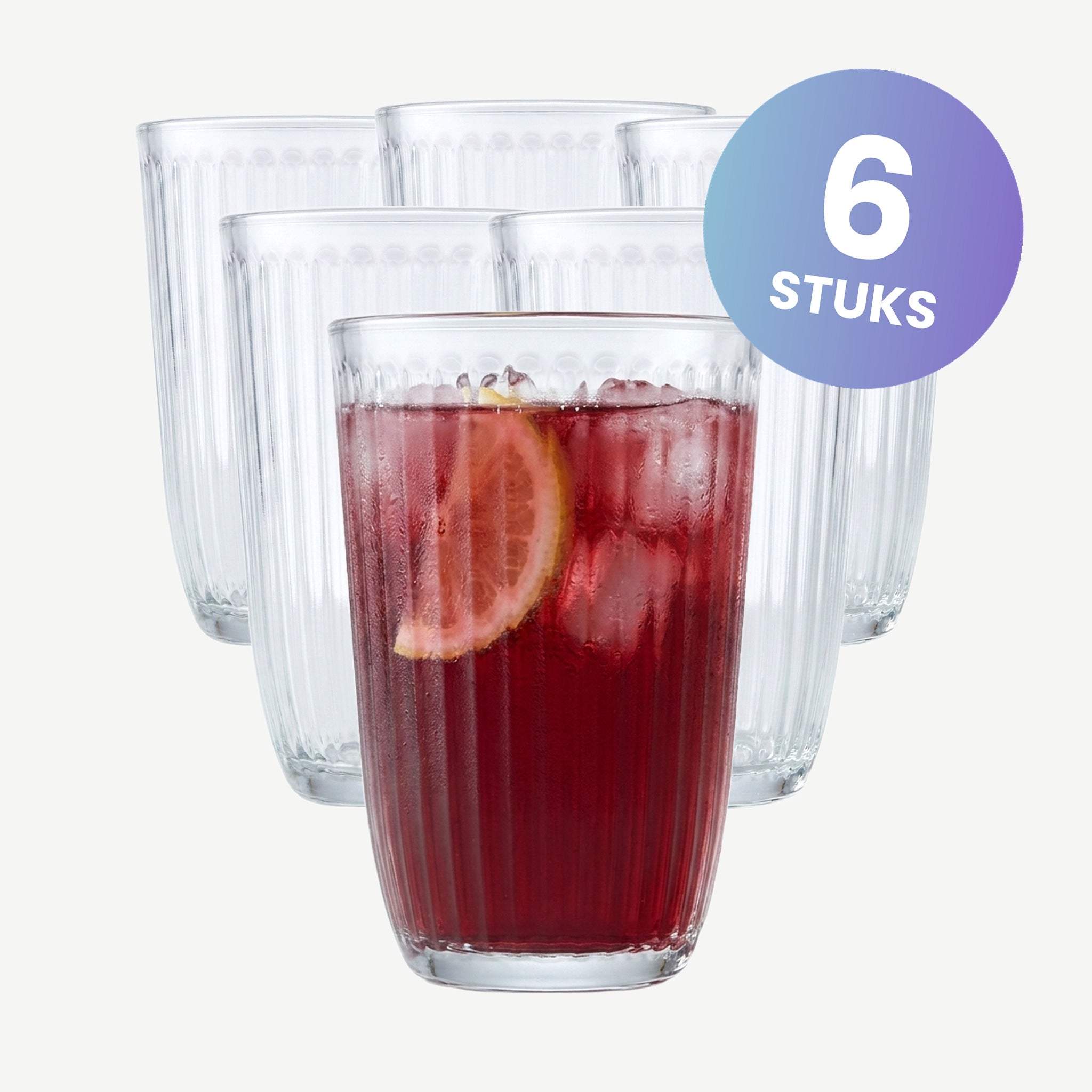Bormioli Rocco Line Longdrinkglas 39 Cl - set van 6 glazen