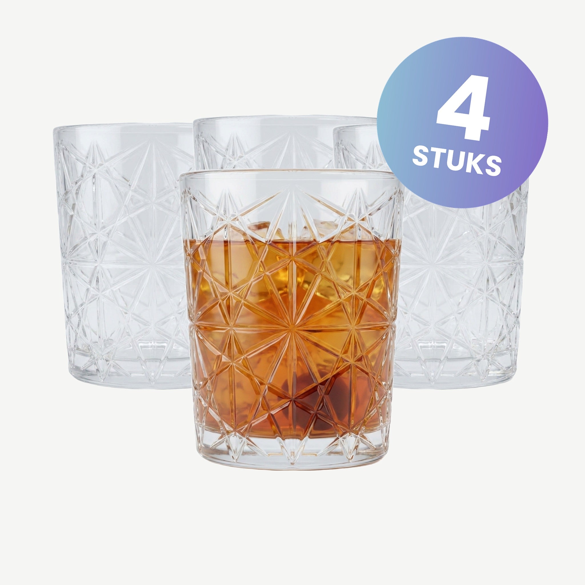 Bormioli Rocco Lounge Tumbler 37 Cl - set van 4 glazen