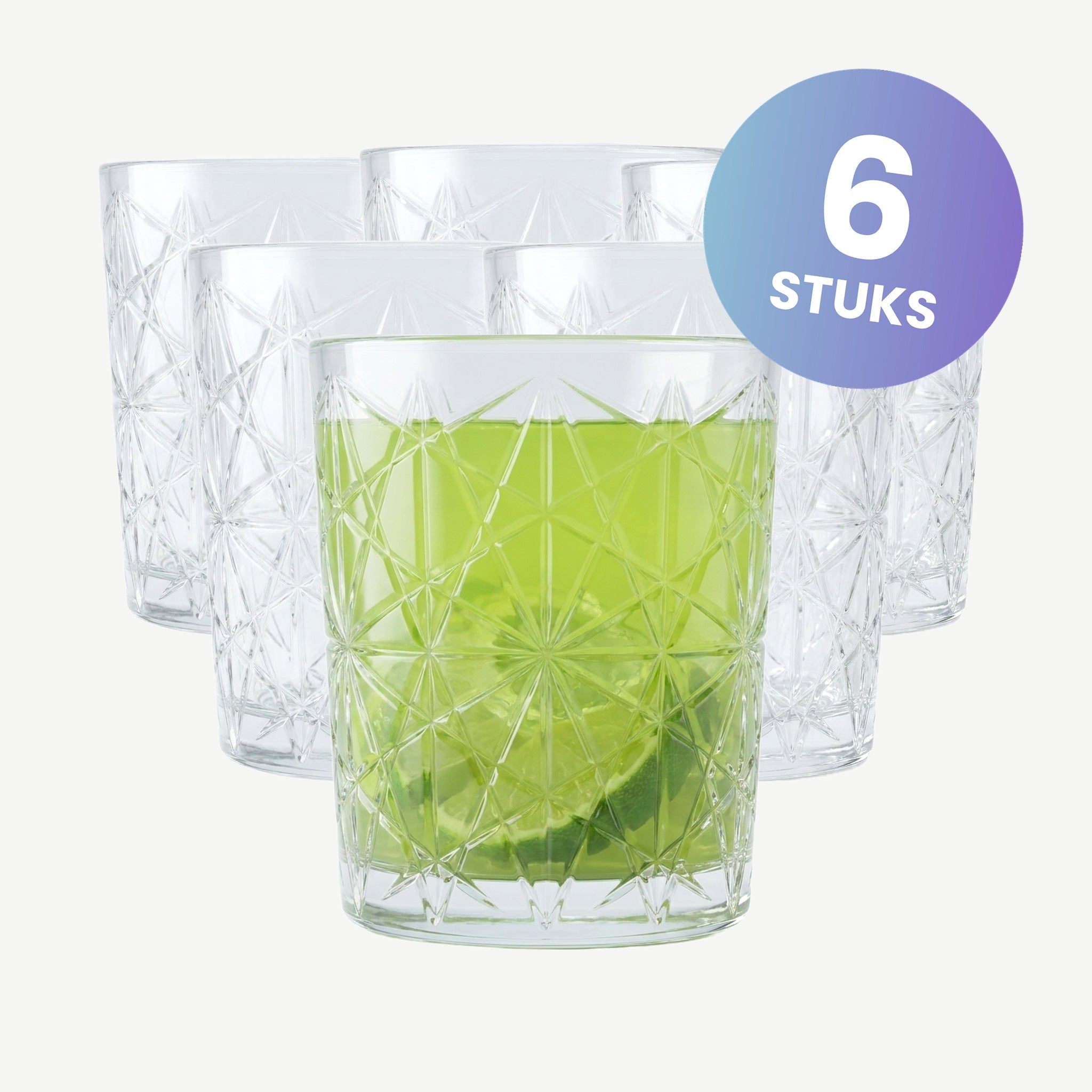 Bormioli Rocco Lounge Tumbler 37 Cl - set van 6 glazen
