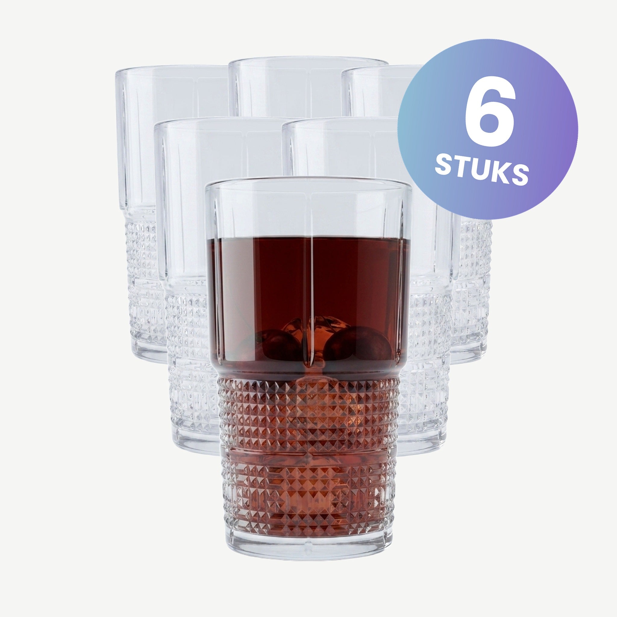 Bormioli Rocco Novecento Tumbler 40,5 Cl - set van 6 glazen