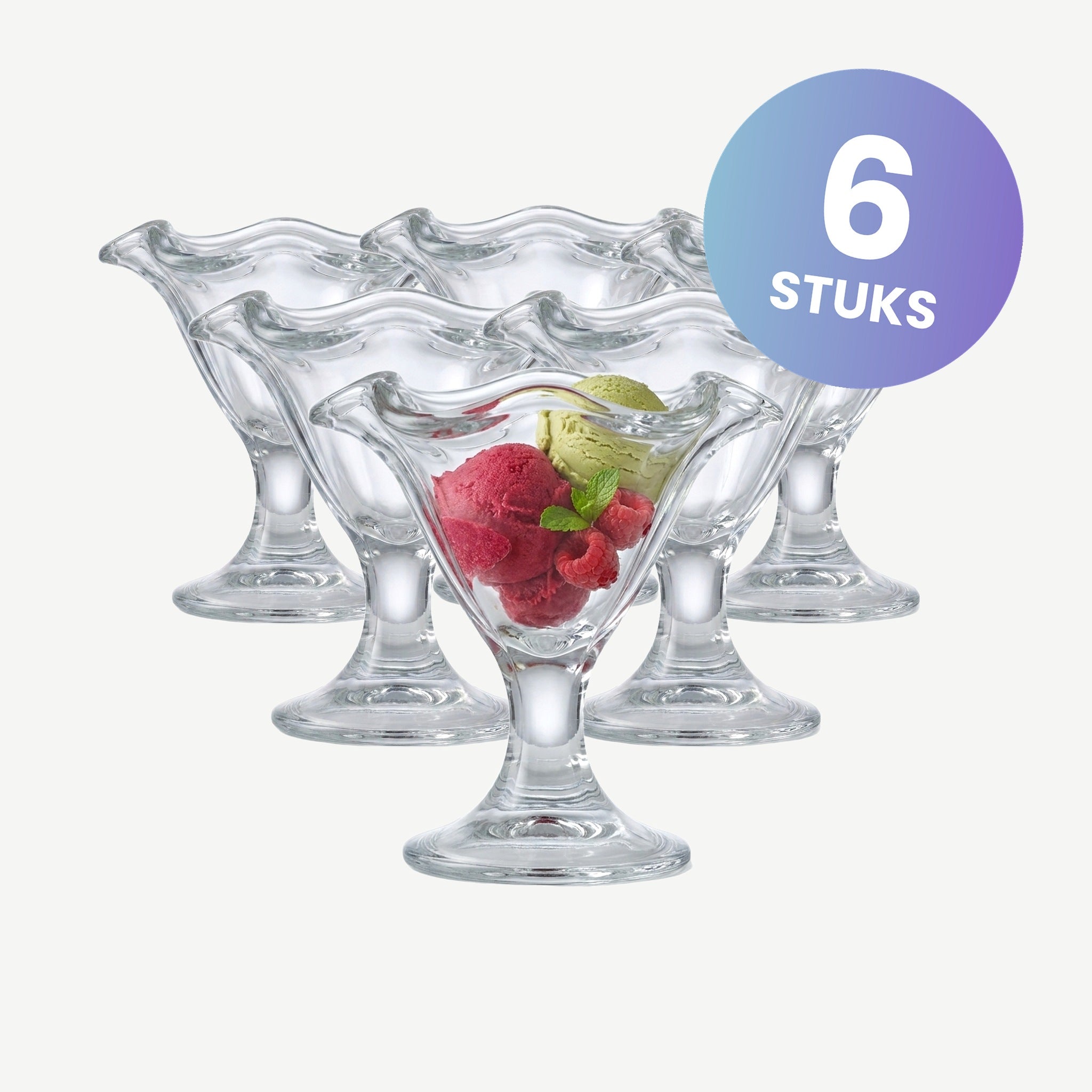 Bormioli Rocco Primavera Ijsglas 24 Cl - set van 6 glazen