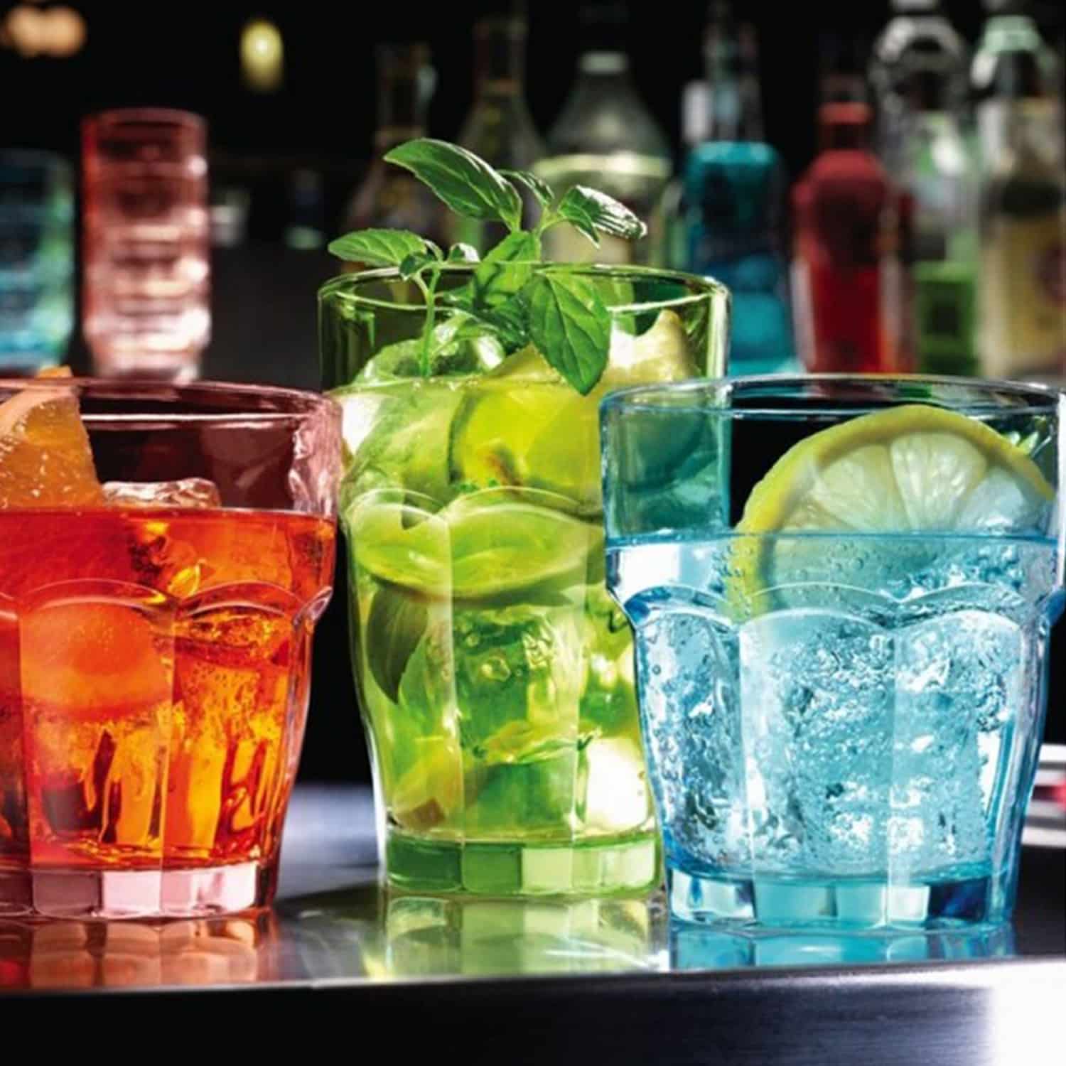 Bormioli Rocco Rock Bar Tumbler 27 Cl Groen - 6 Stuks - Glazen.nl