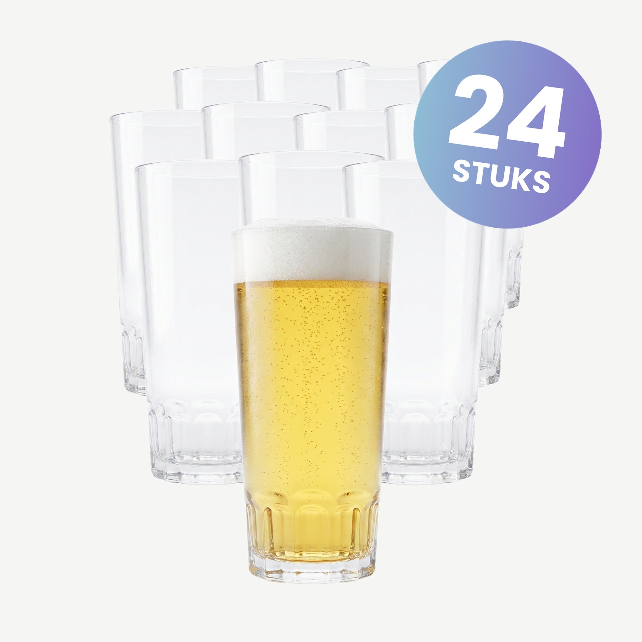 Bormioli Rocco Saboya Bierglas 31 Cl - set van 24 glazen