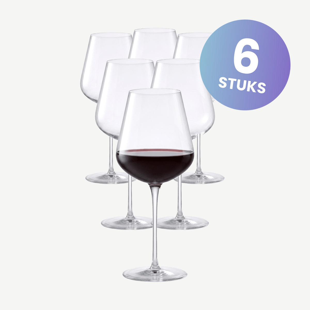 Bormioli Rocco Uno Inalto Wijnglas 64 Cl - set van 6 glazen