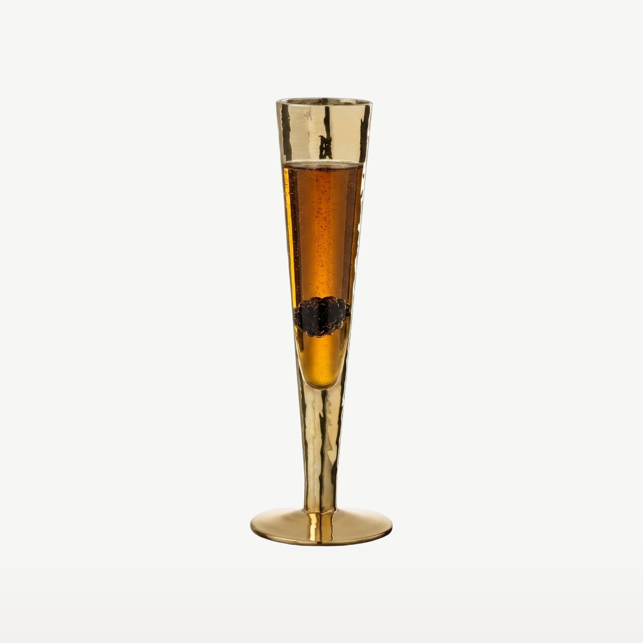 J-Line Champagneglas 15 Cl Onregelmatig Goud - Glazen.nl