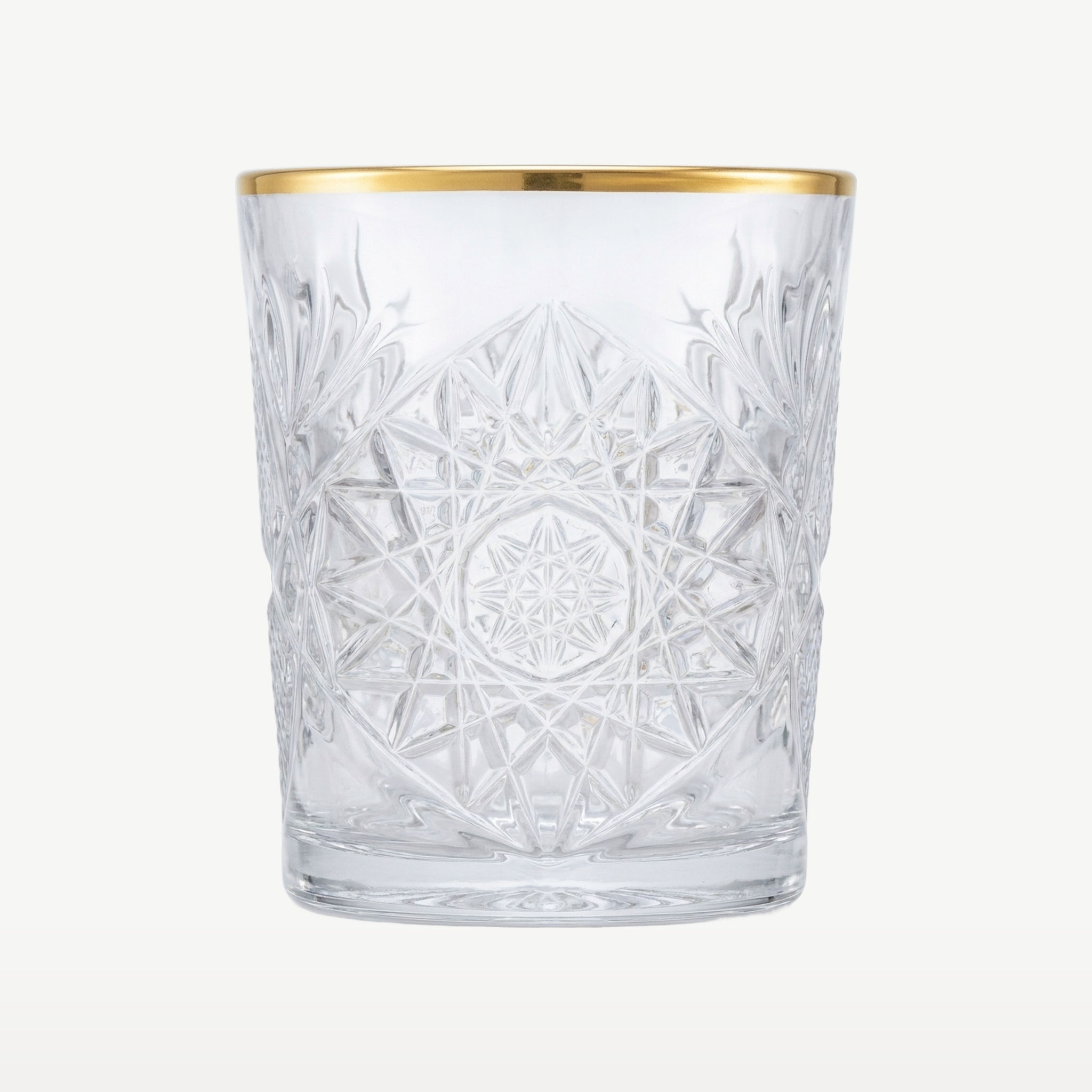 Onis Icon Tumbler 35 Cl Goud Rand - 6 Stuks - Glazen.nl