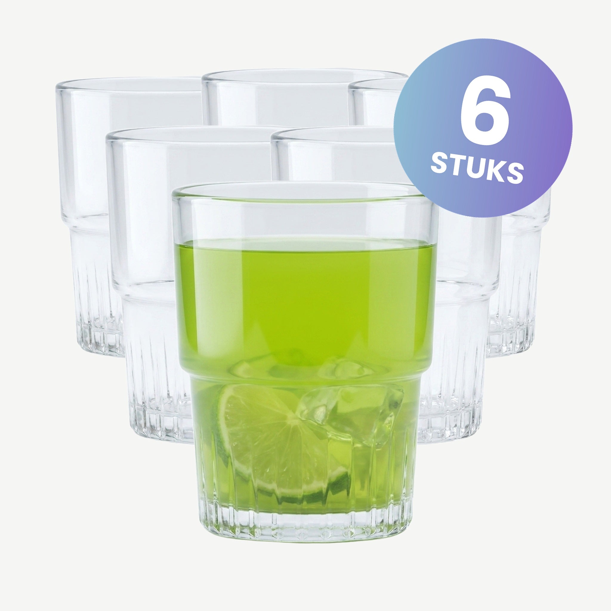 Duralex Empilable Tumbler 20 Cl Stapelbaar - set van 6 glazen