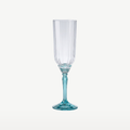 Bormioli Rocco Florian Champagne Glass / Flute 21 Cl Blue - 6 Pieces