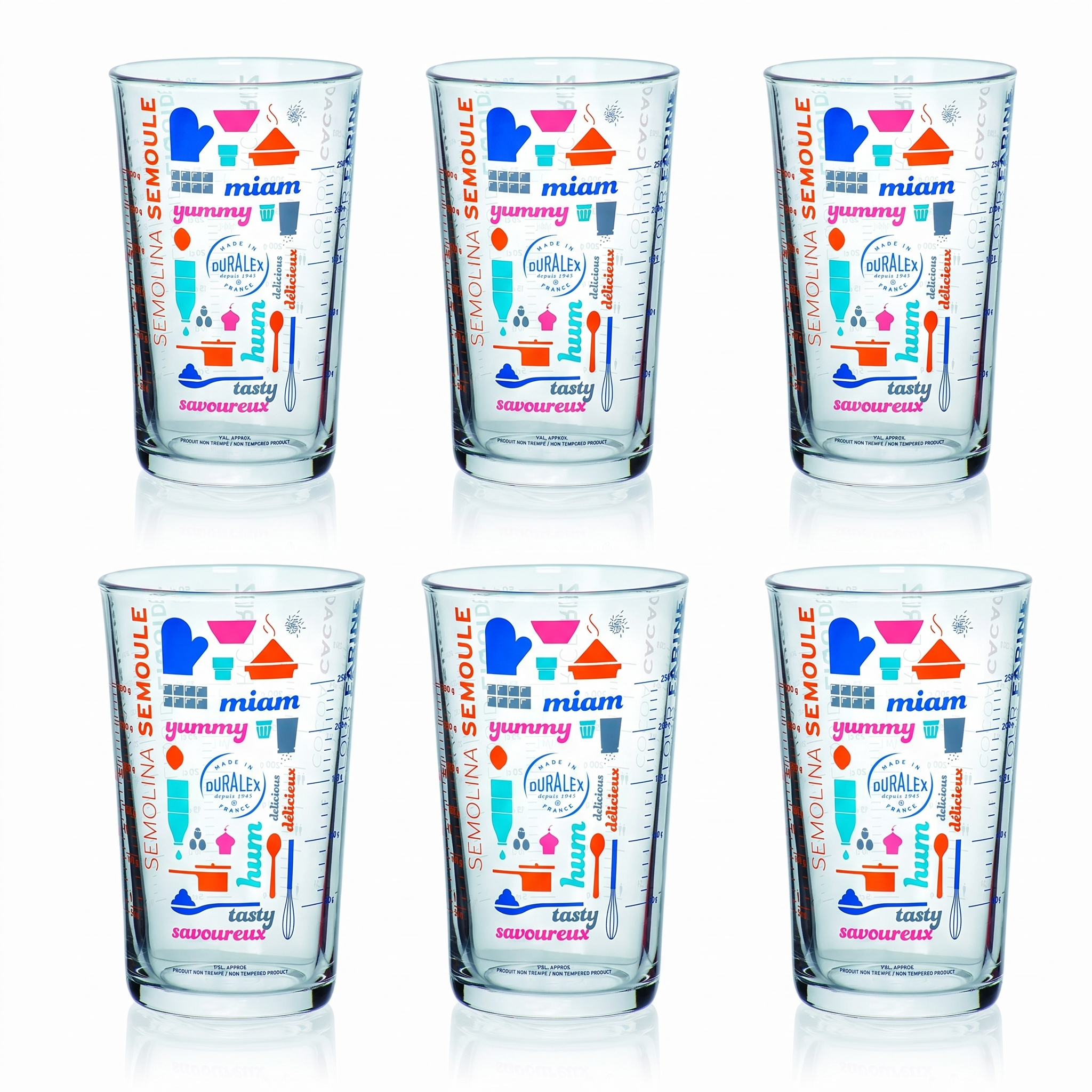 Duralex Precisio Mixglas 56 cl - set van 6
