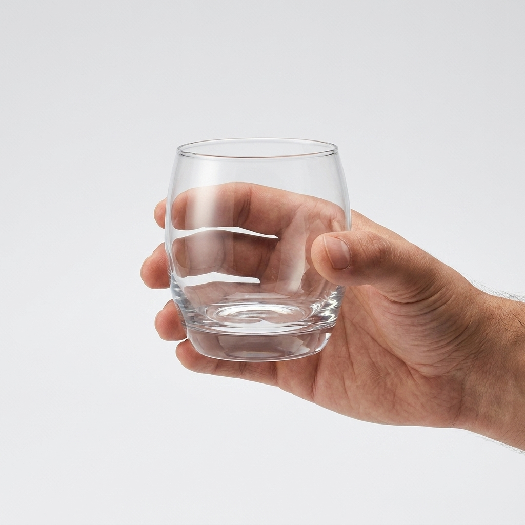 Arcoroc Salto tumbler 32 cl in hand voor formaatindicatie