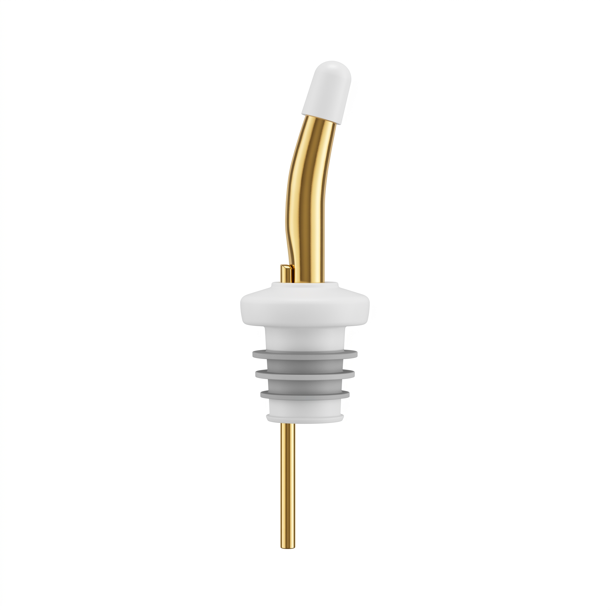 Bar Professional freeflow schenktuit met dop wit goud