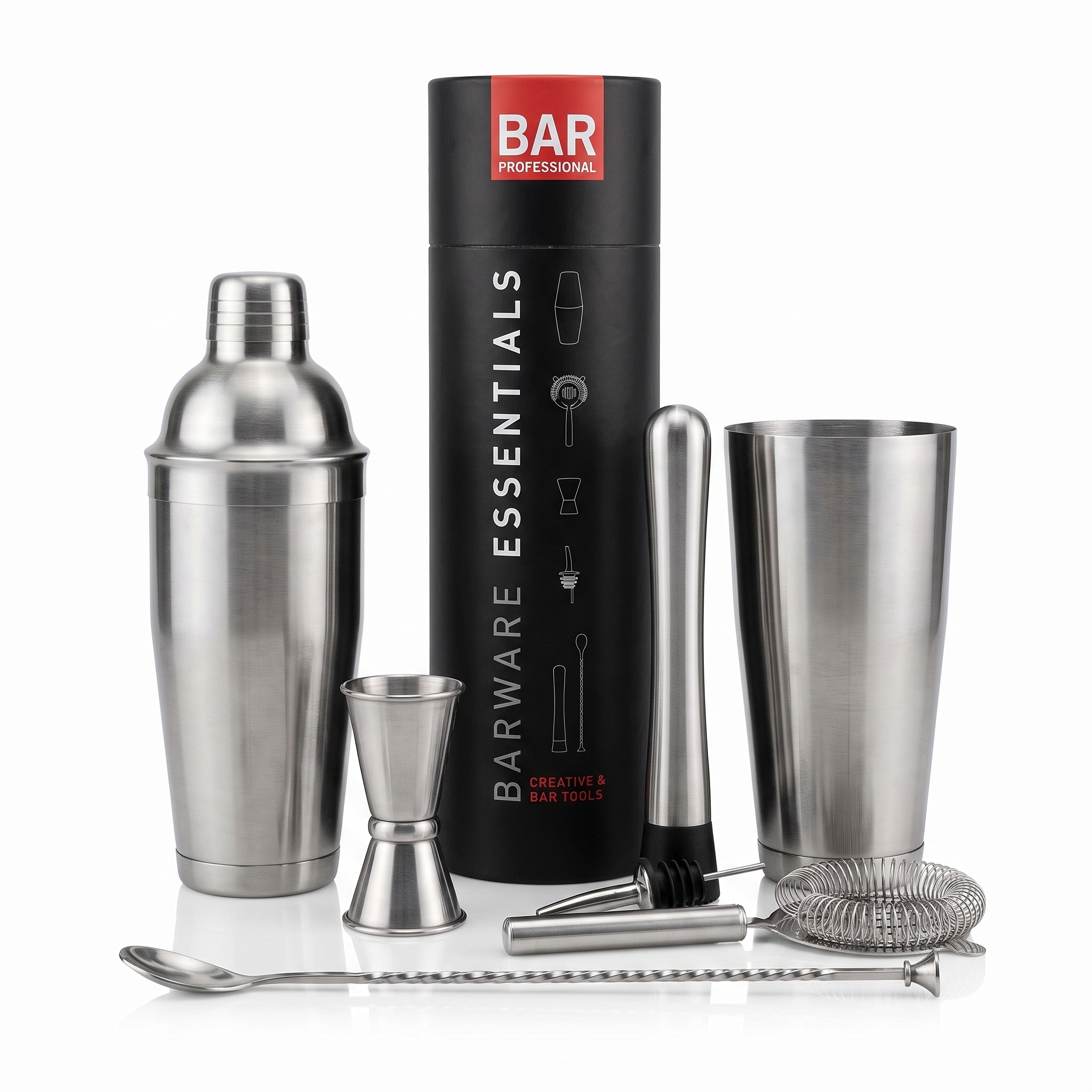 Bar Professional Barkit RVS cocktail set packshot