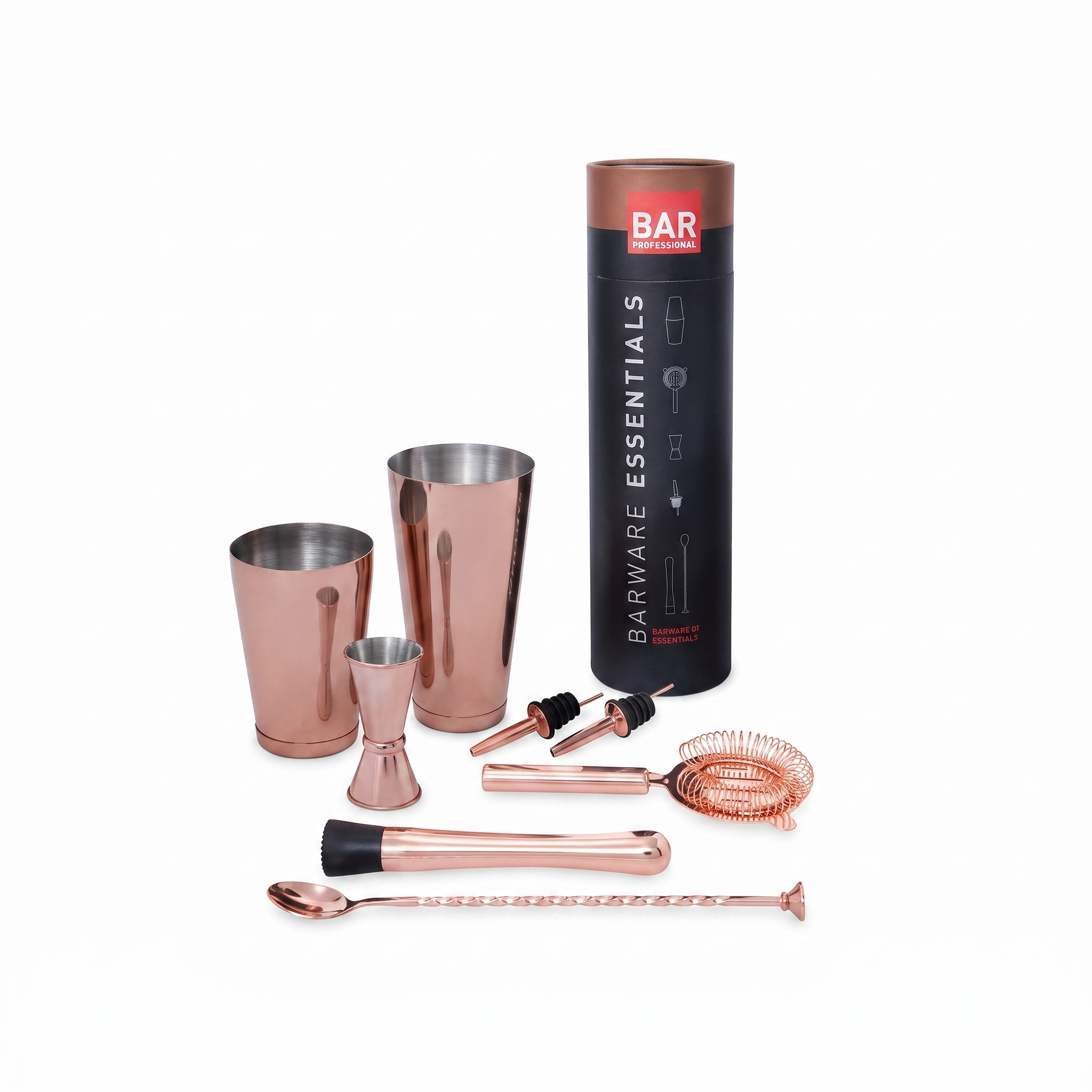 Bar Professional Barkit Koker Koper Cocktail Set