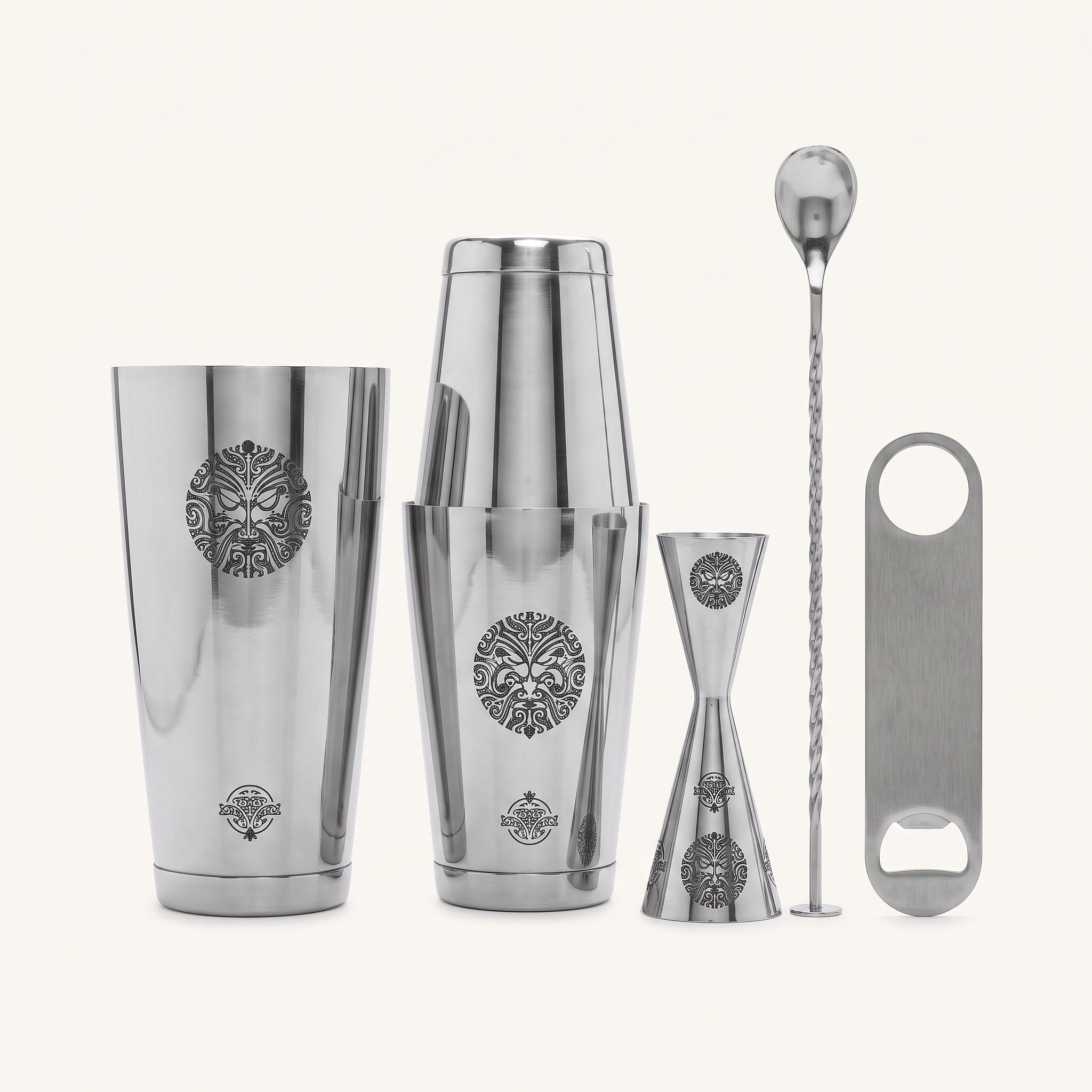 Bar Professional Speakeasy Maori 4-Delige Cocktail Set