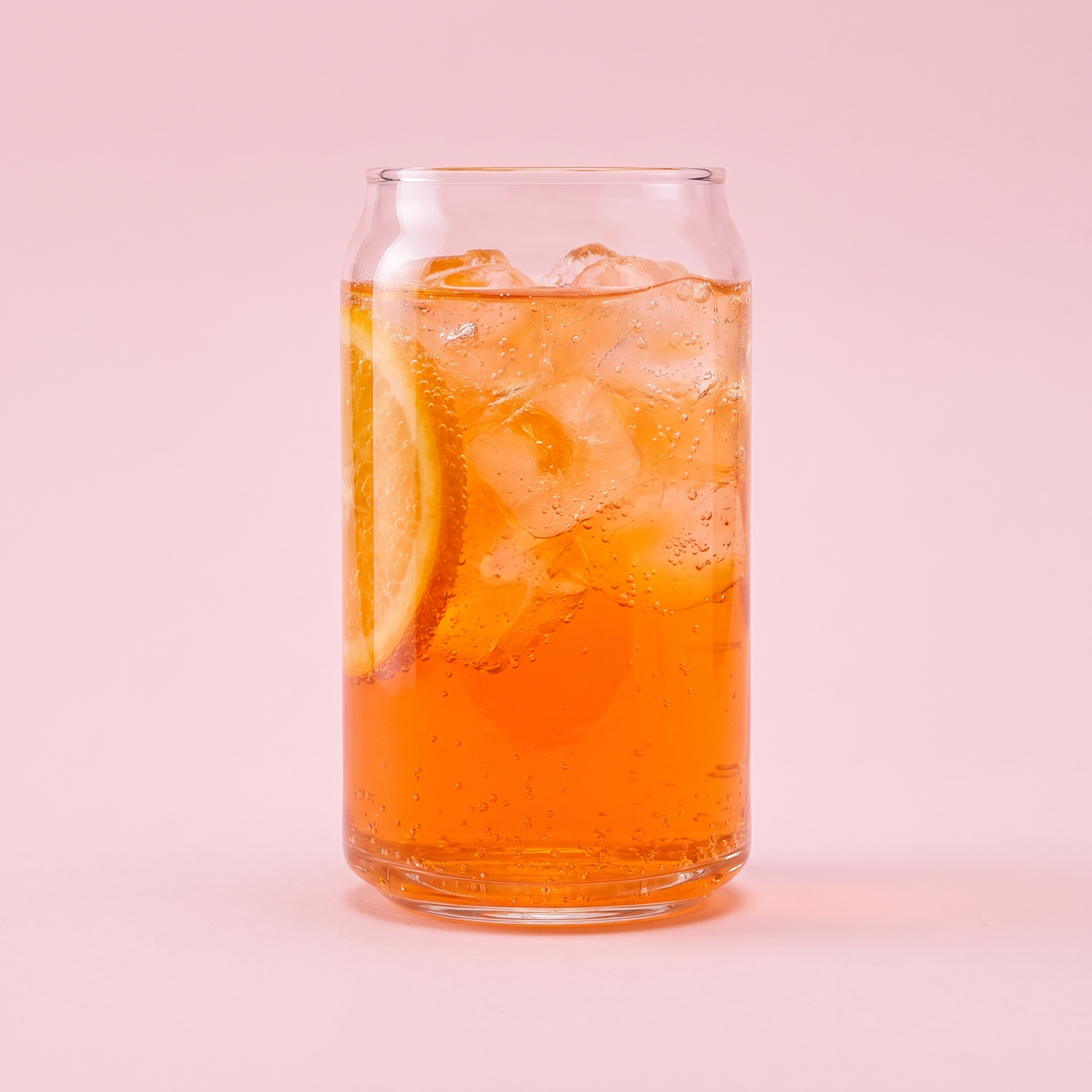 Arcoroc Plain Can cocktailglas 48 cl met spritz op roze achtergrond