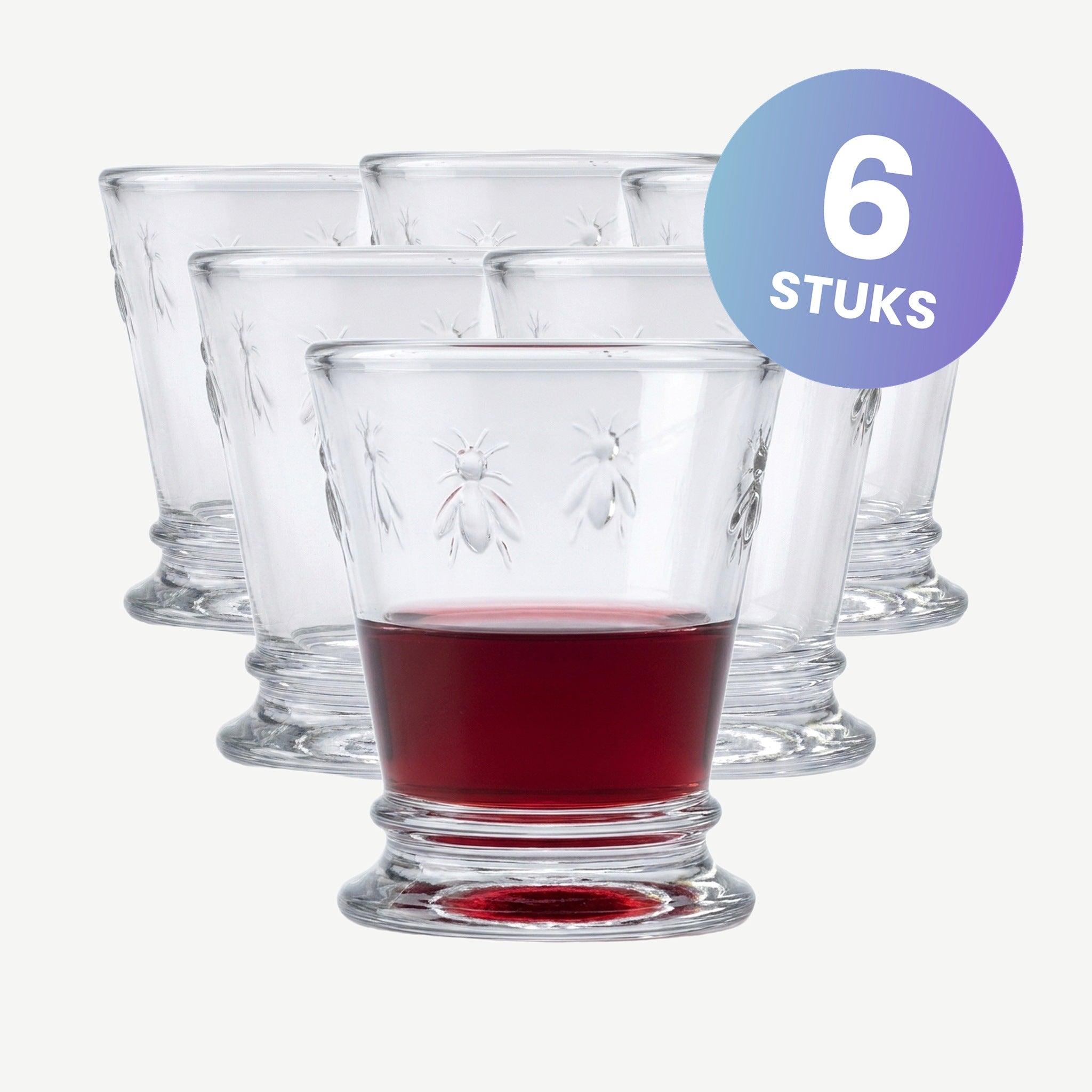 La Rochère Abeille Tumbler 6 cl Klein - set van 6 glazen
