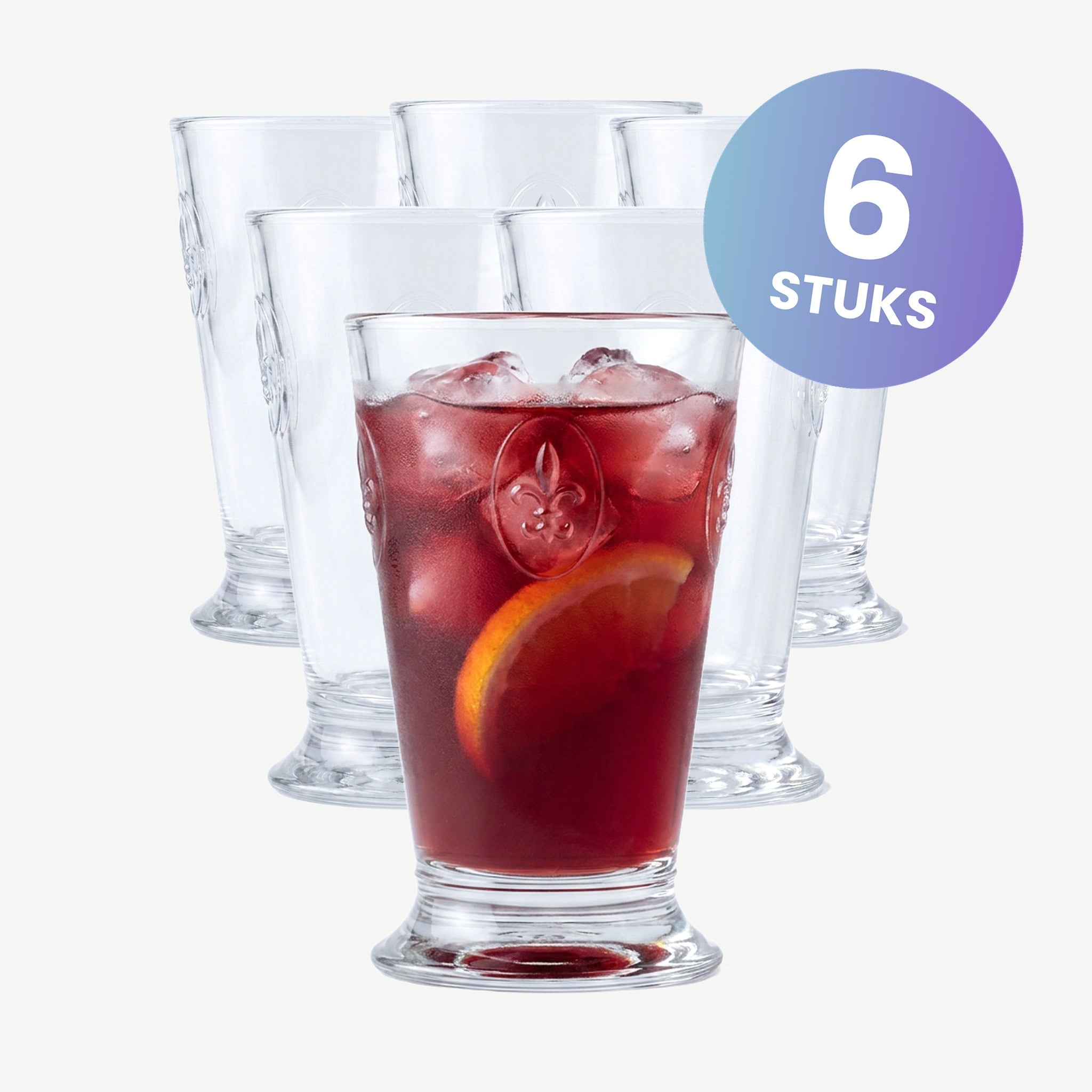 La Rochère Fleur De Lys Longdrinkglas 30 cl - set van 6 glazen