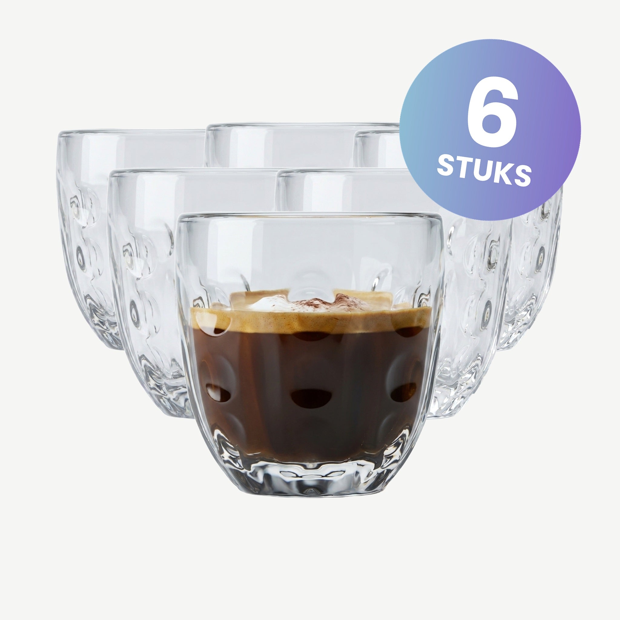 La Rochère Geometrique Espressoglas 10 cl - set van 6 glazen