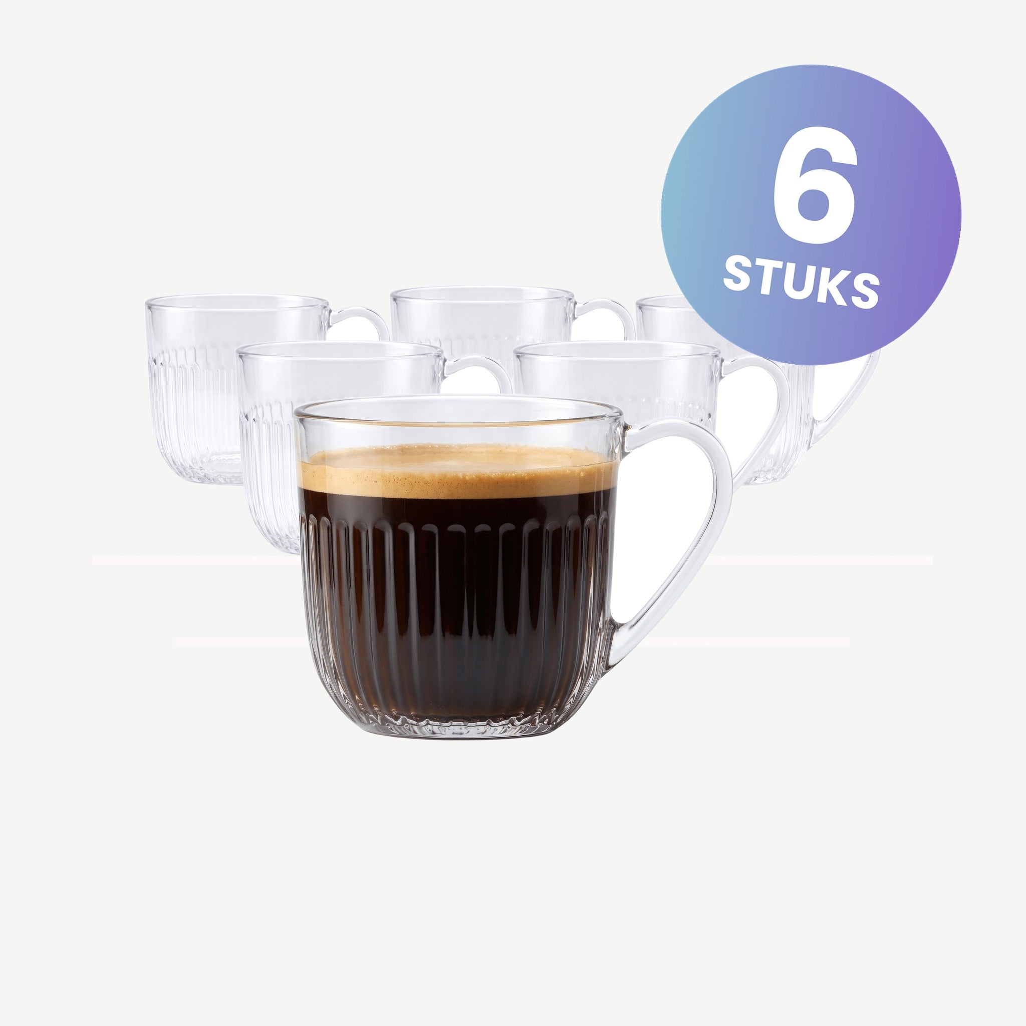 La Rochère Ouessant Koffieglas 27 Cl - set van 6 glazen