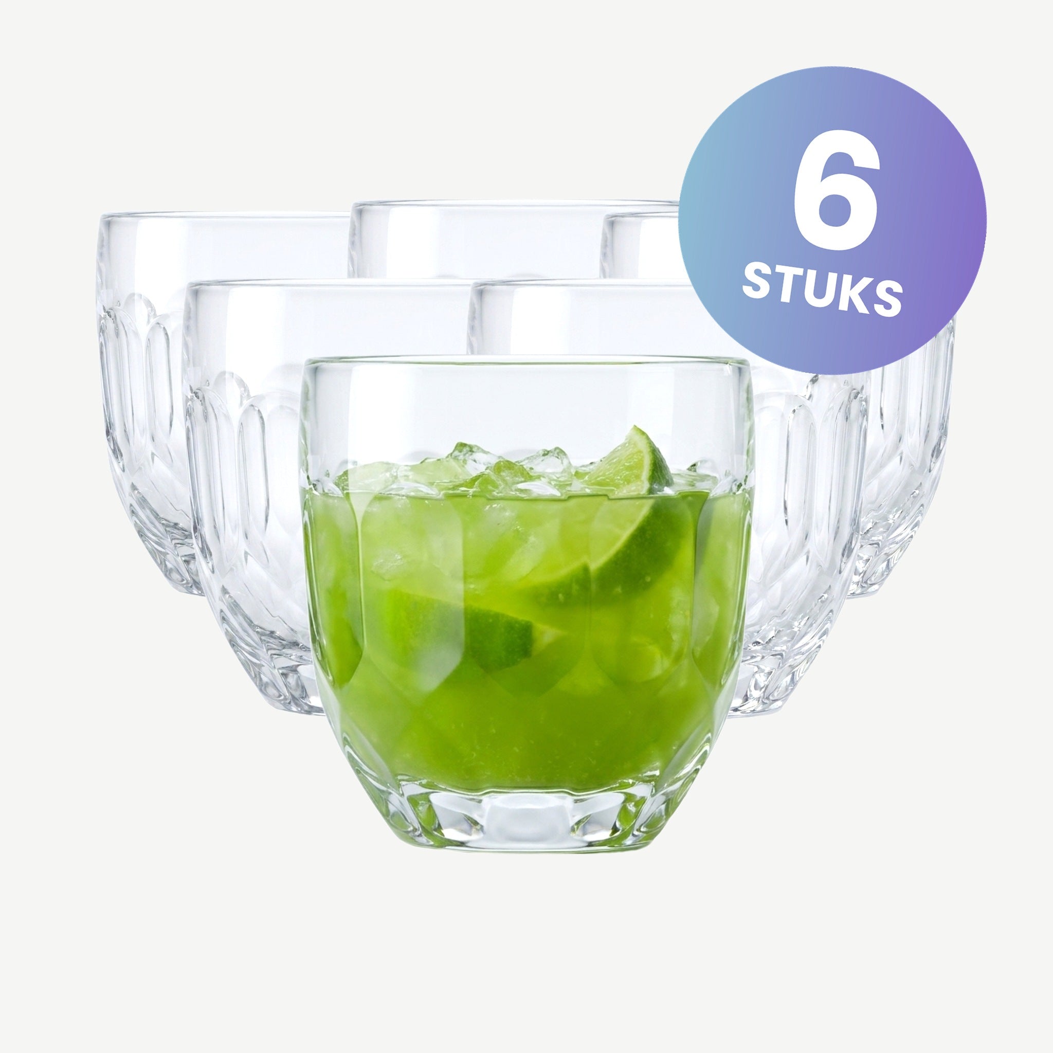 La Rochère Troquet Facettes Tumbler 23 Cl - set van 6 glazen