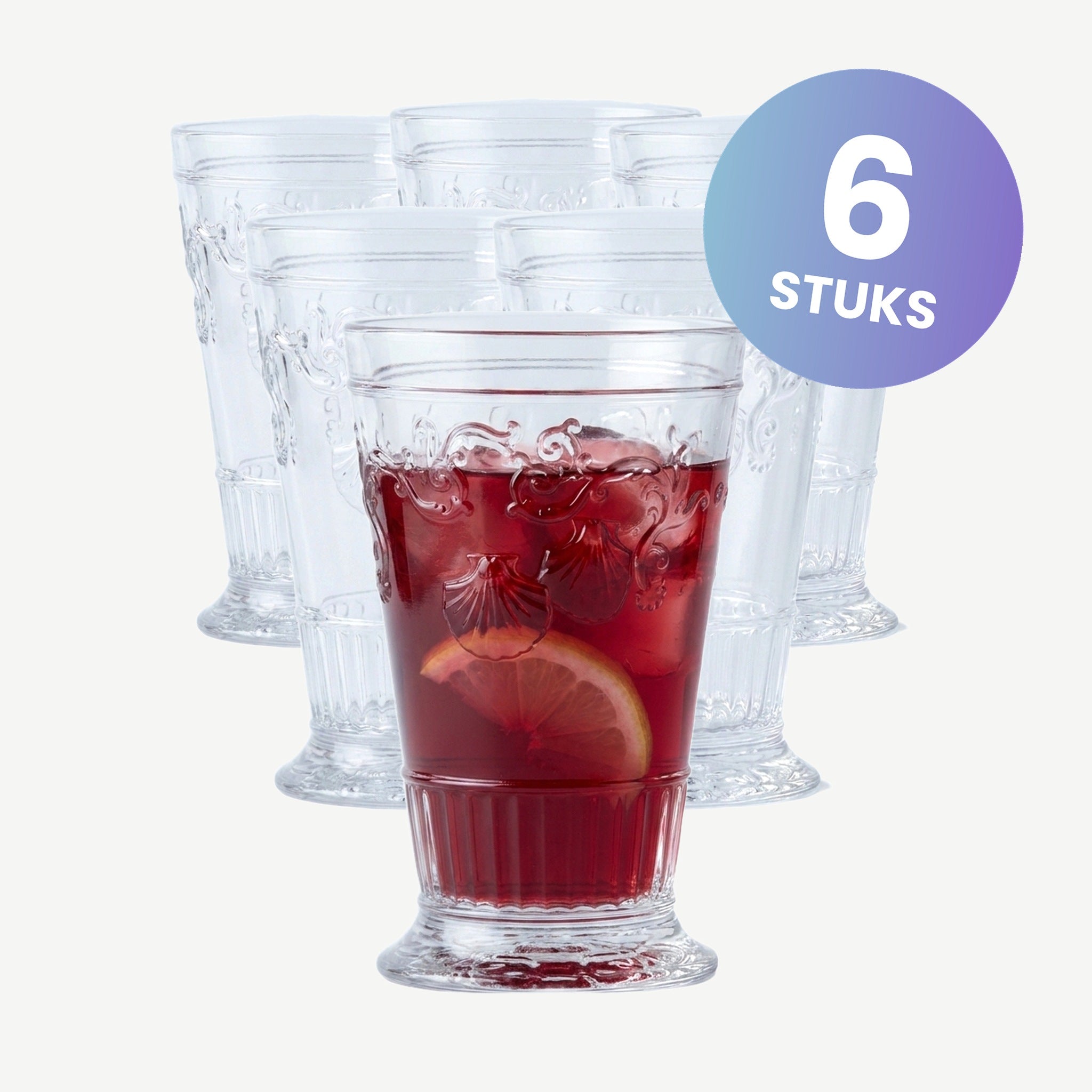 La Rochère Versailles Longdrinkglas 34 Cl - set van 6 glazen