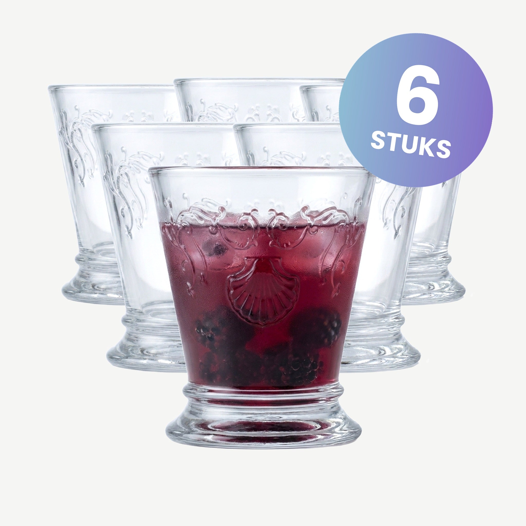 La Rochère Versailles Tumbler 25 Cl - set van 6 glazen