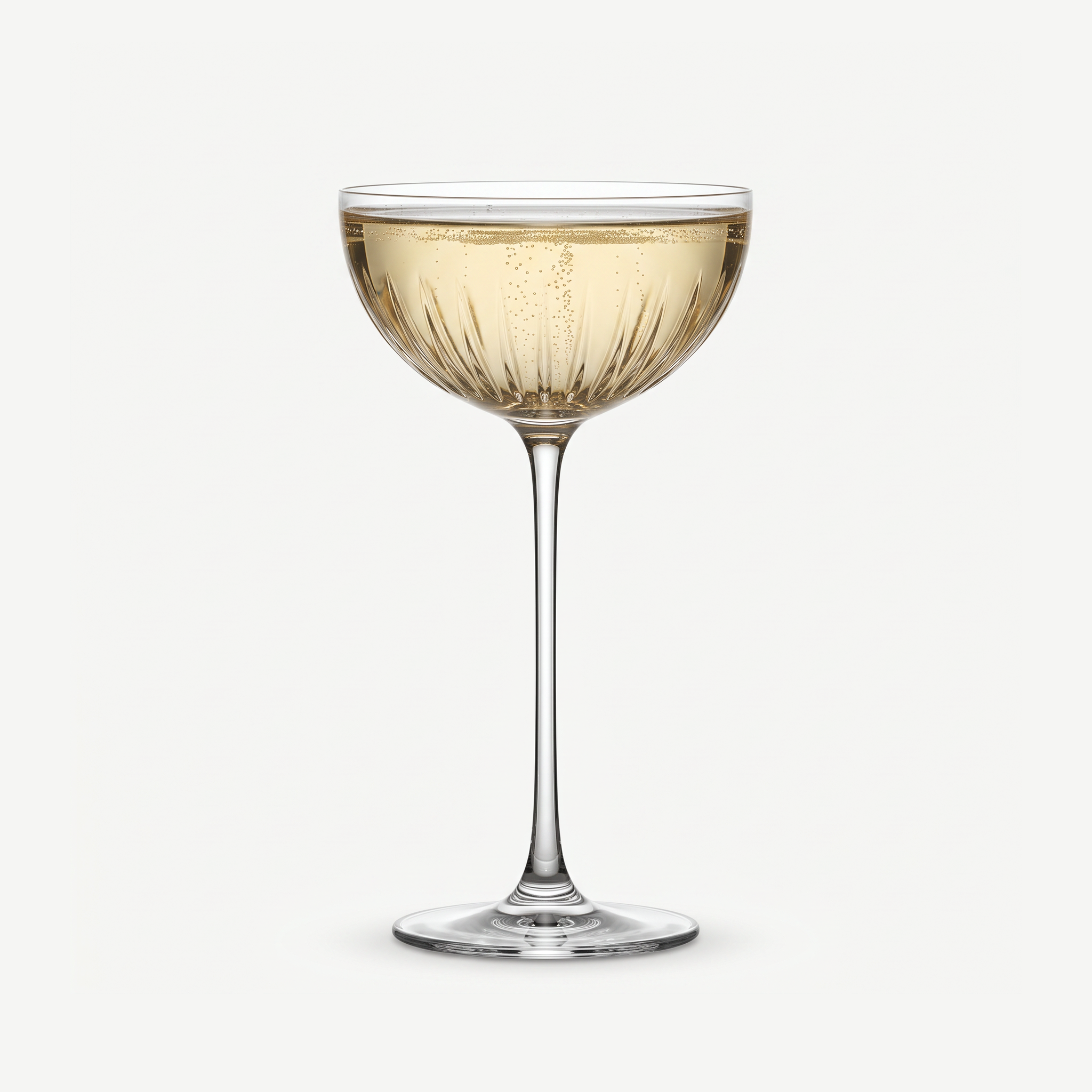Lehmann Roma Champagneglas / Coupe 22 Cl gevuld met champagne