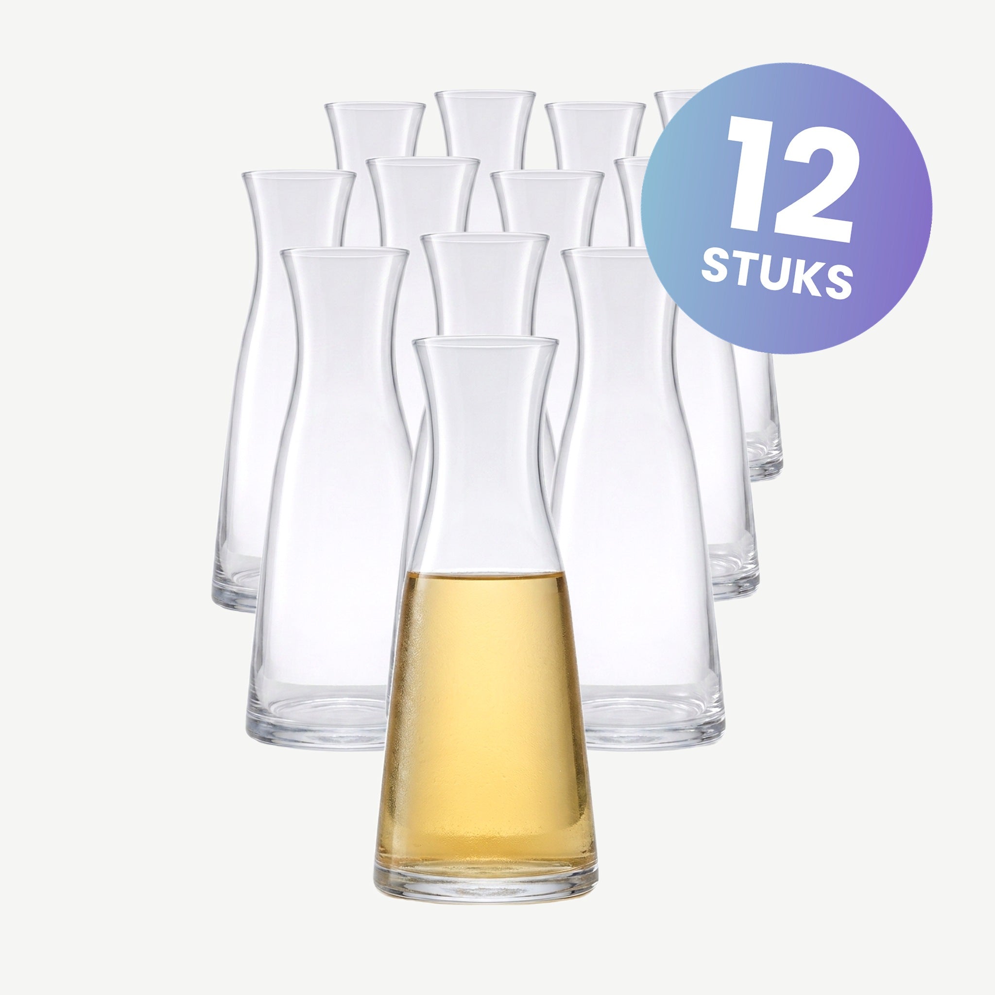 Luigi Bormioli Atelier Karaf 0,25 Liter - set van 12 glazen