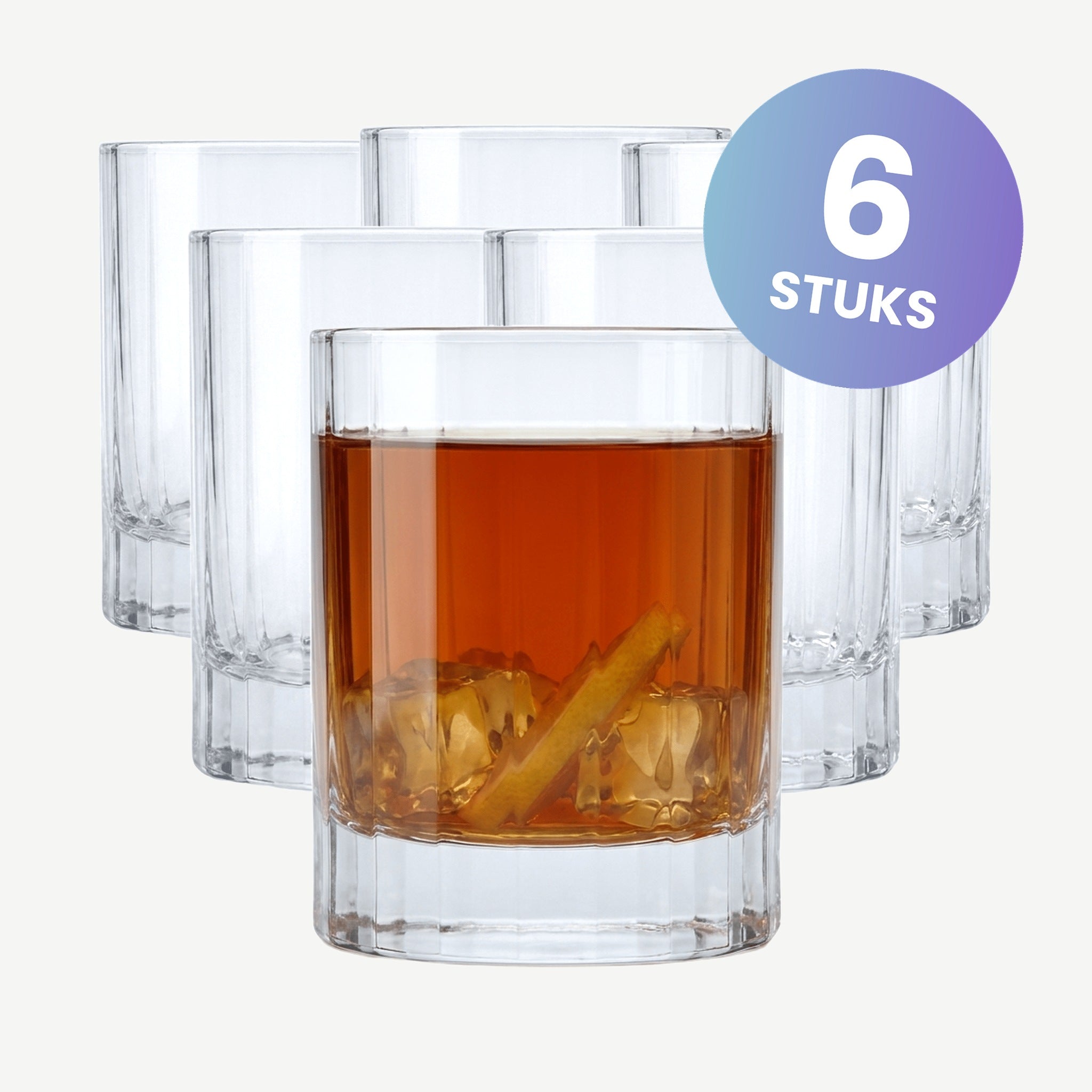 Luigi Bormioli Bach Tumbler Fb 25,5 Cl  - set van 6 glazen