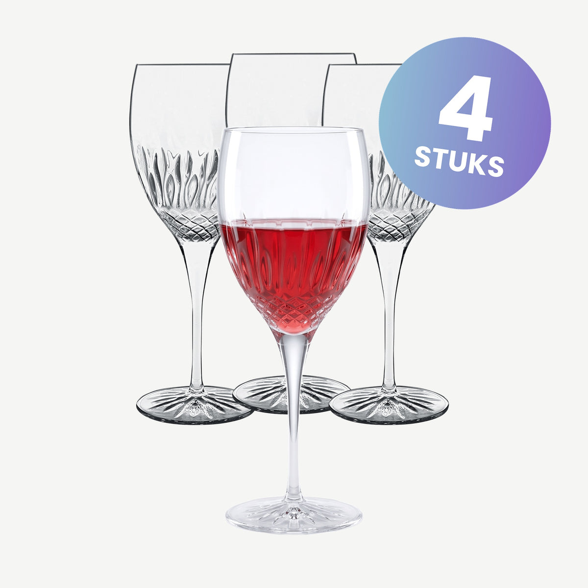 Luigi Bormioli Diamante Wijnglas 52 Cl Chianti - set van 4 glazen