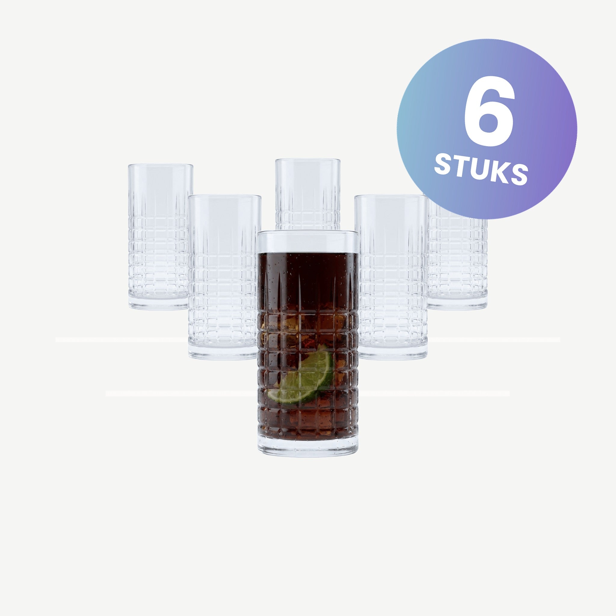 Luigi Bormioli Mixology Charme Longdrinkglas 48 Cl  - set van 6 glazen