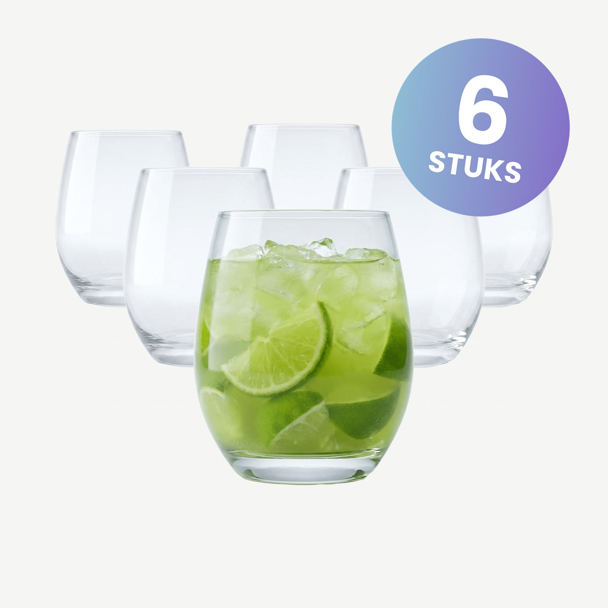 Luigi Bormioli Palace Tumbler Fb 40 Cl  - set van 6 glazen