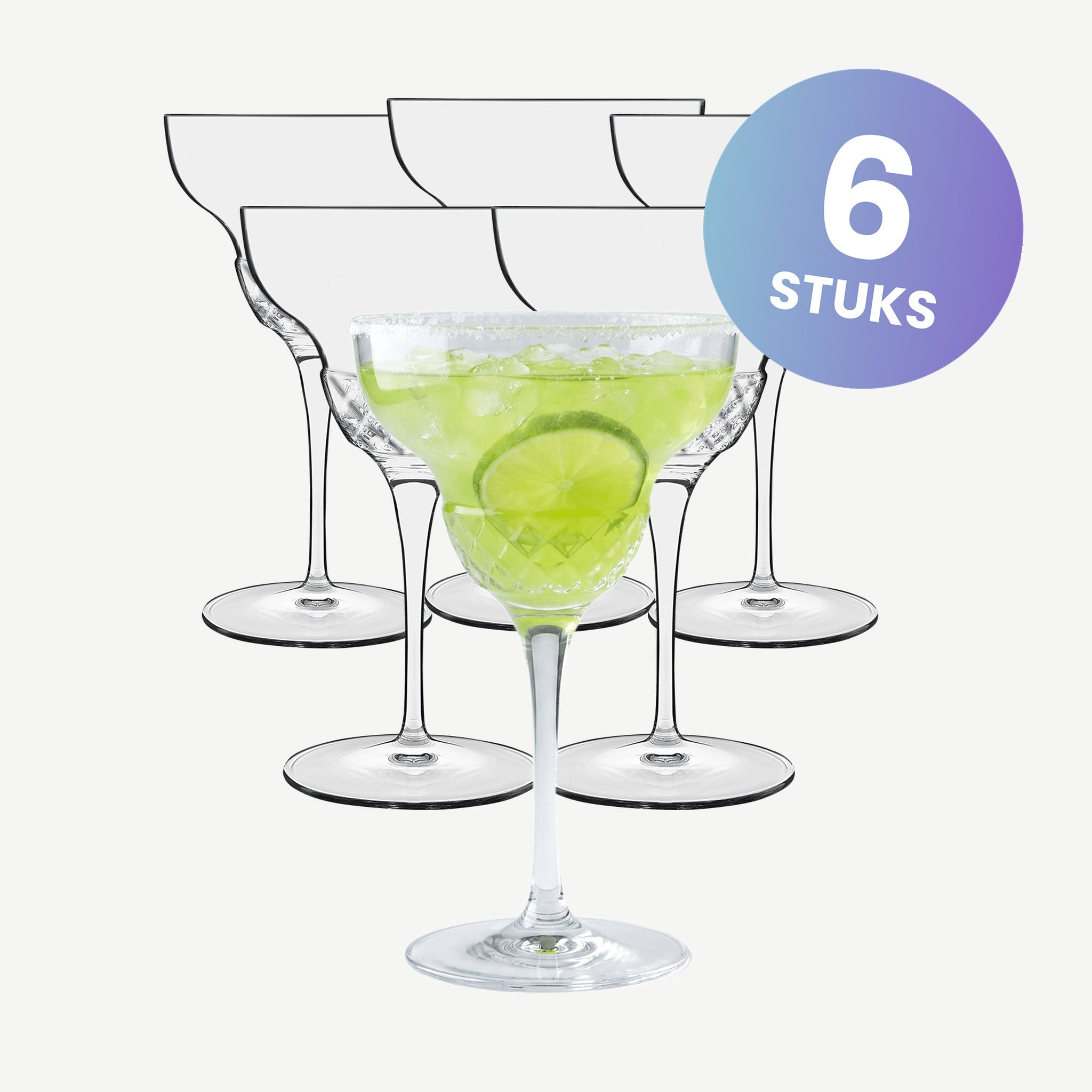 Luigi Bormioli Roma 1960 Cocktailglas 39 Cl Margarita - set van 6 glazen