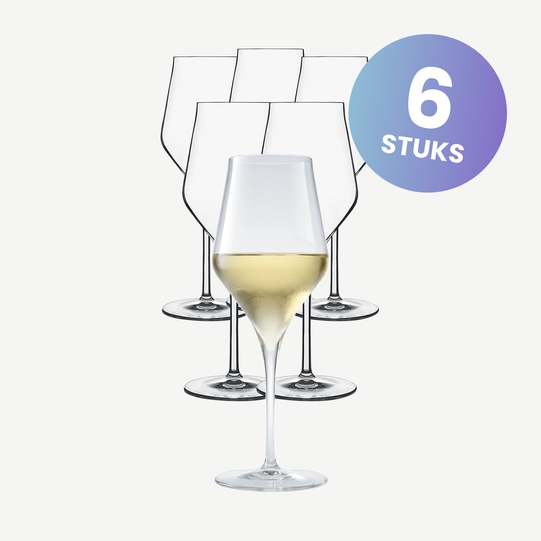 Luigi Bormioli Supremo Wijnglas 35 Cl Chardonnay - set van 6 glazen
