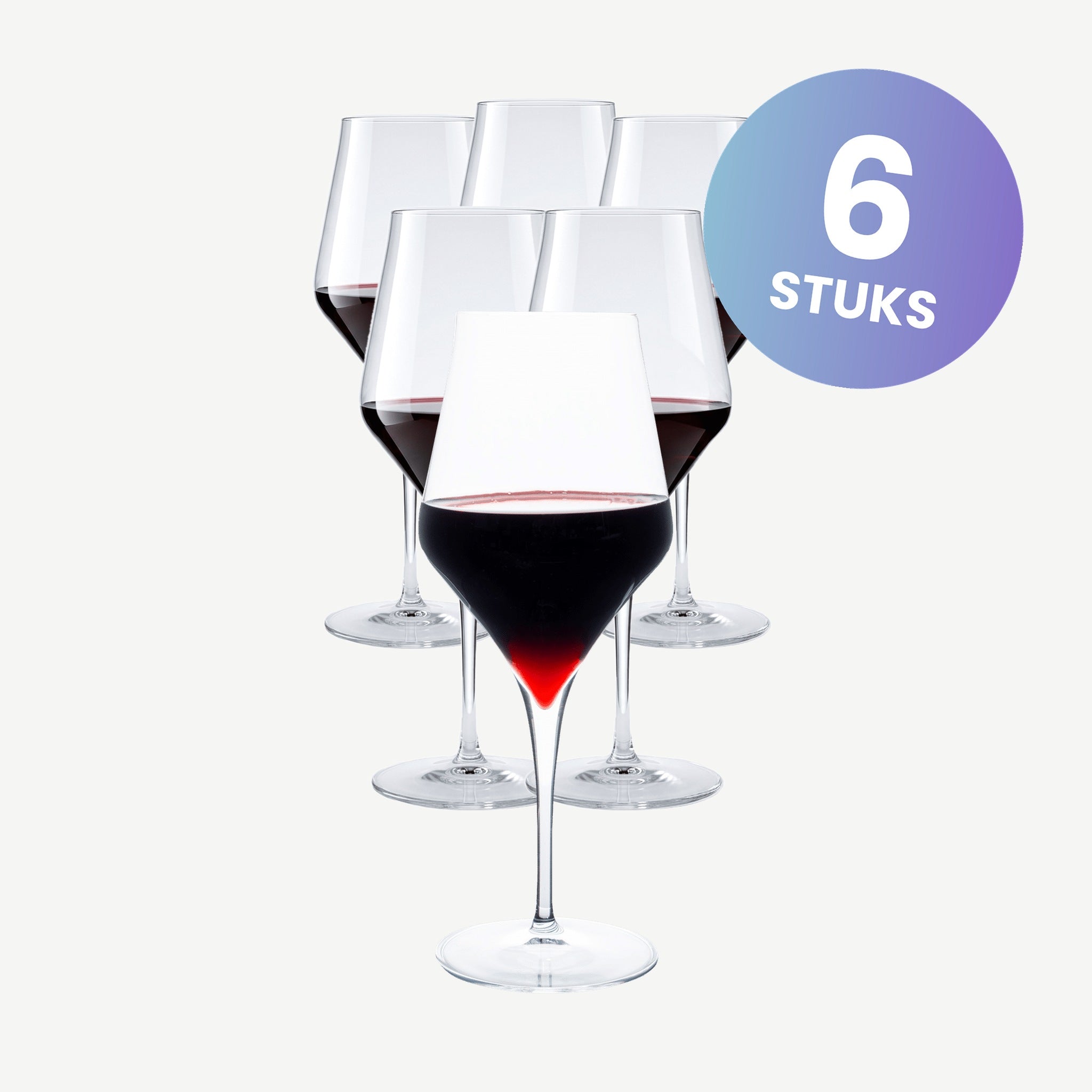 Luigi Bormioli Supremo Wijnglas Bordeaux 55 Cl  - set van 6 glazen