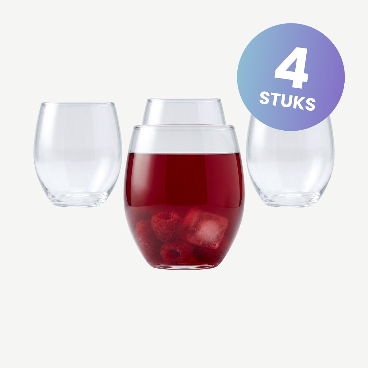 Luigi Bormioli Talismano Tumbler 50 Cl  - set van 4 glazen