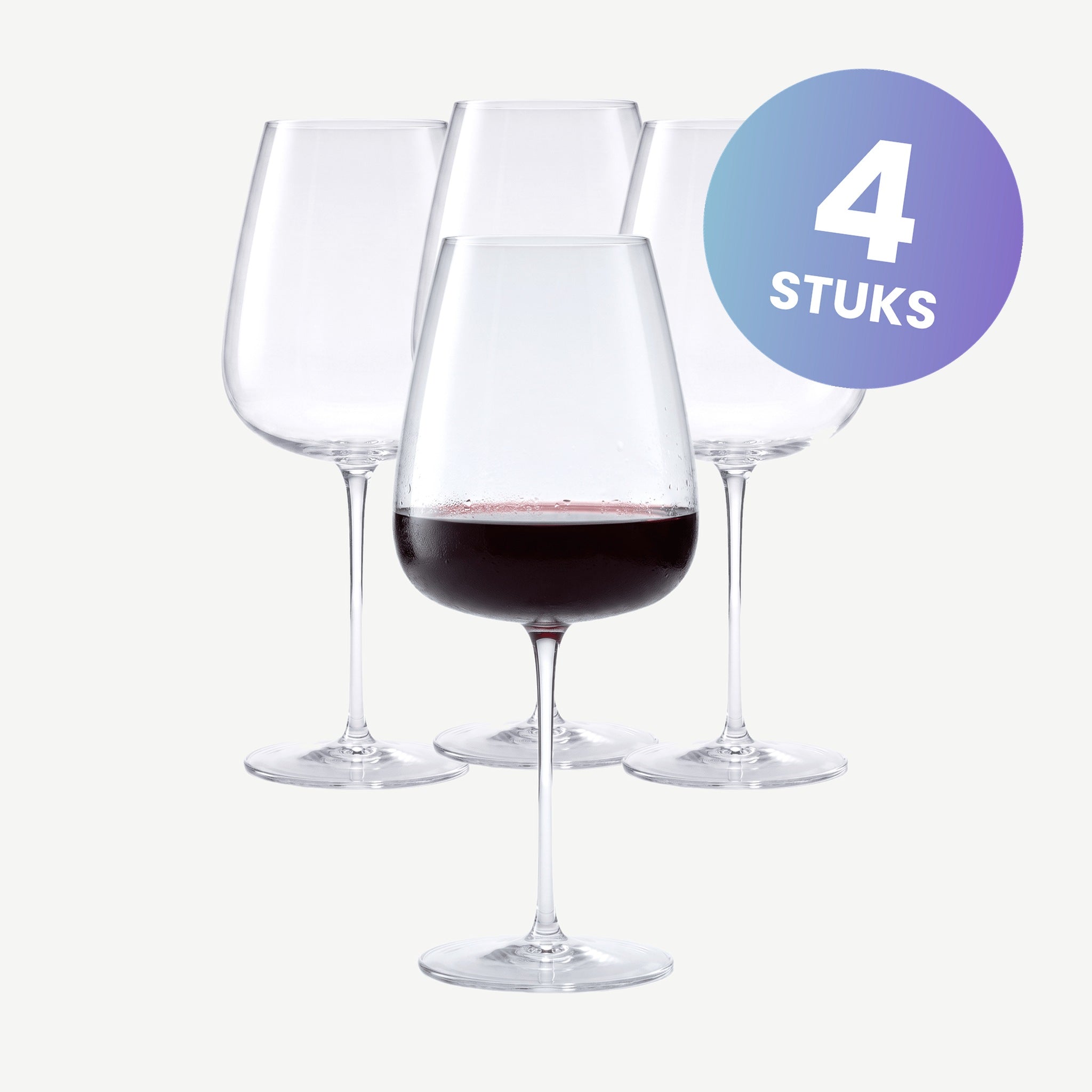 Luigi Bormioli Talismano Wijnglas 70 Cl Bordeaux - set van 4 glazen