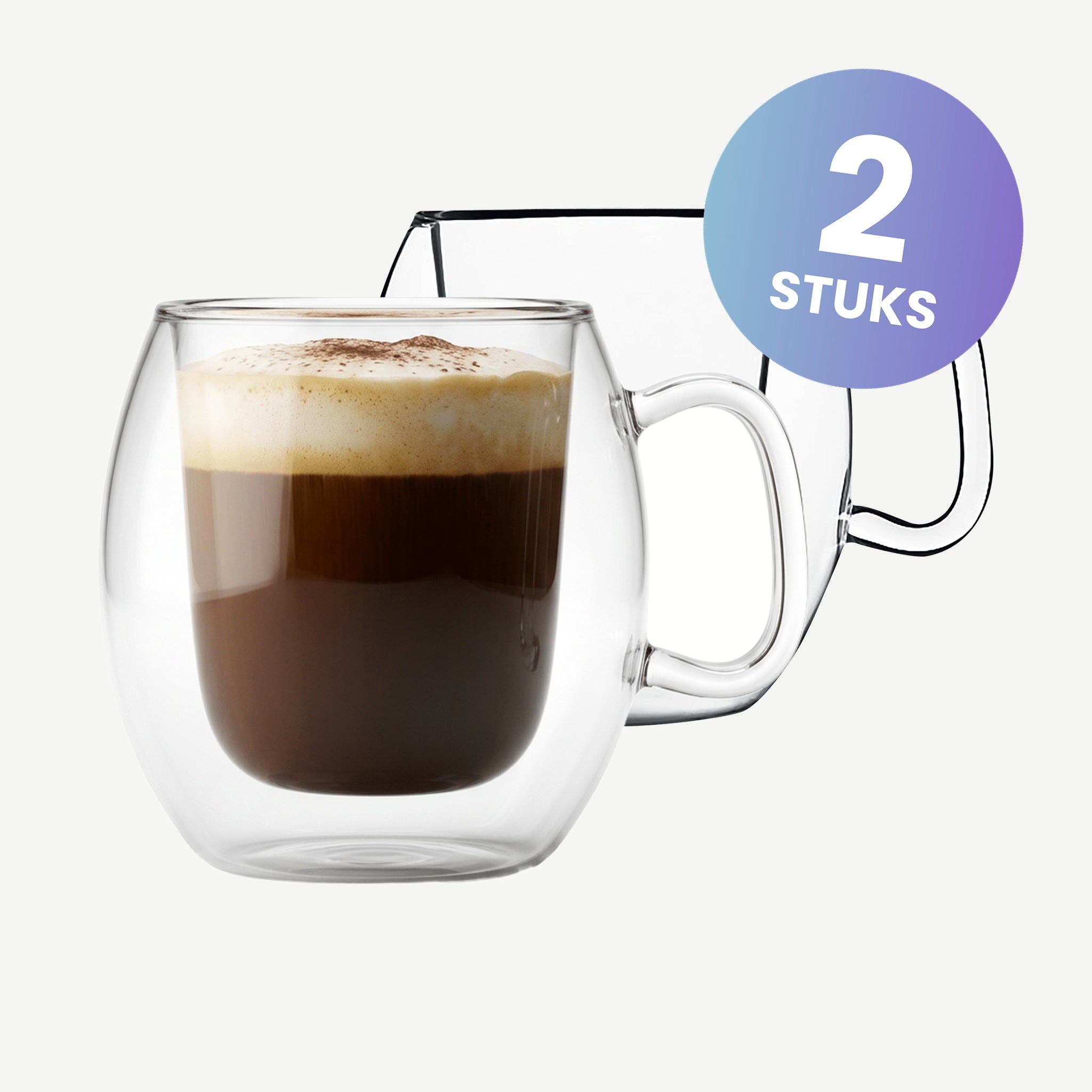 Luigi Bormioli Thermic Glass Koffieglas 30 Cl Caffe Supremo - set van 2 glazen
