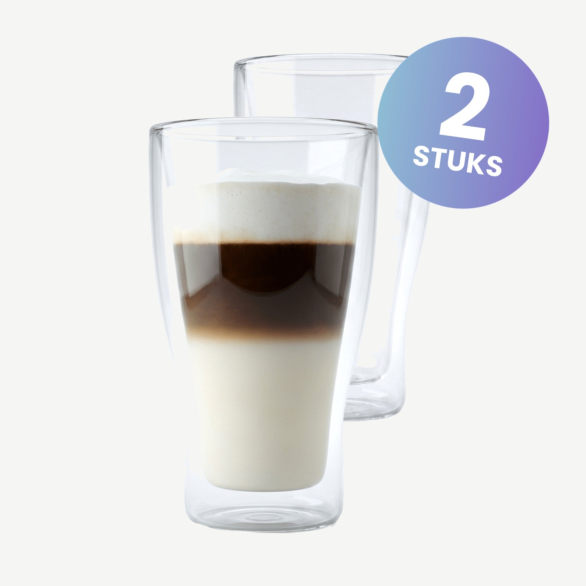 Luigi Bormioli Thermic Glass Koffieglas 34 Cl Latte Macchiato - set van 2 glazen