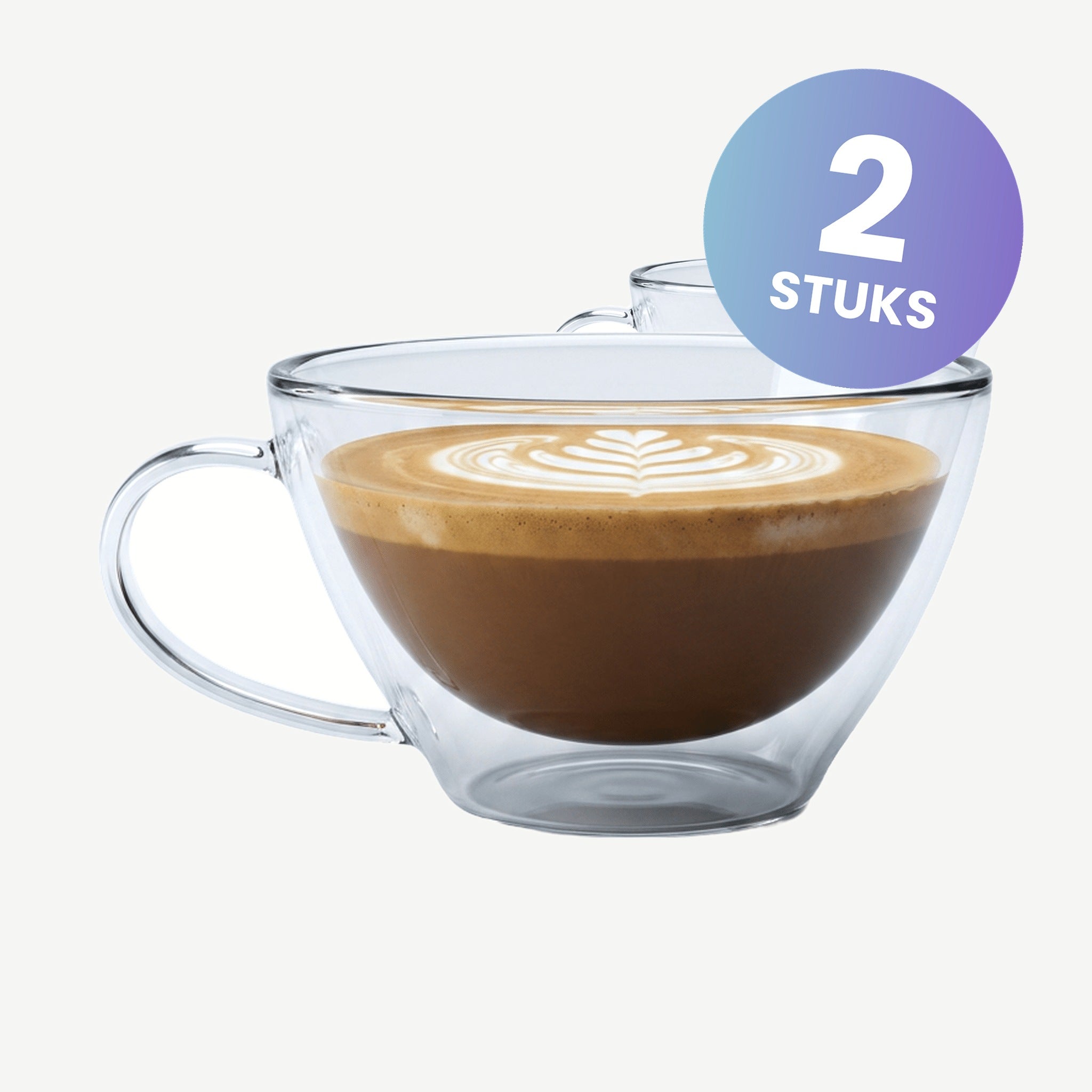 Luigi Bormioli Thermic Glass Koffieglas 38,5 Cl - set van 2 glazen