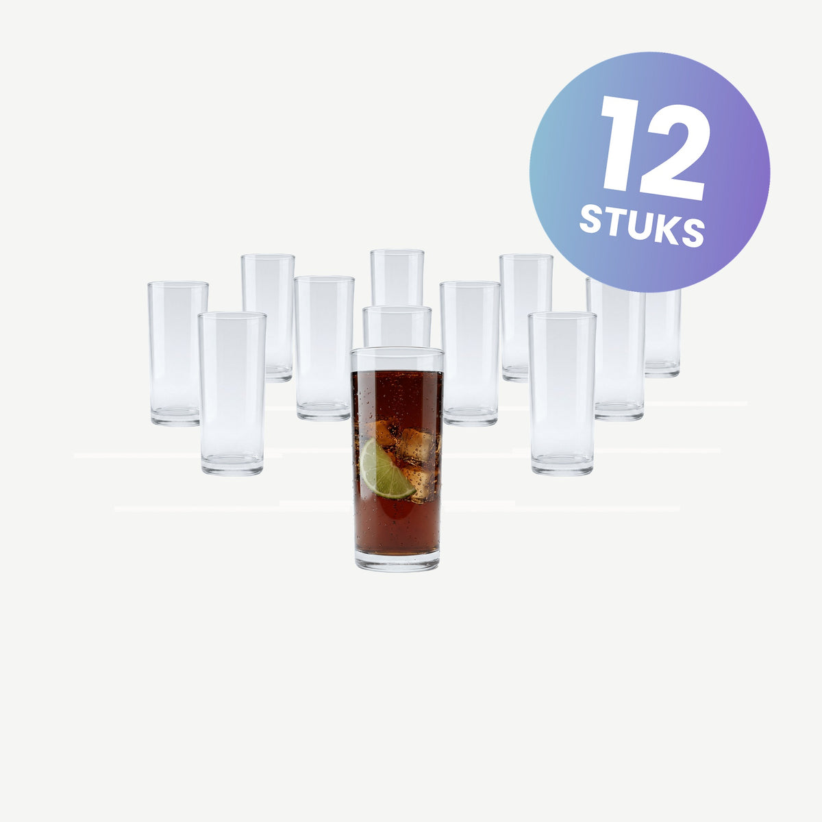 Mammoet Budgetline Jordaan Longdrinkglas 27 Cl - set van 12 glazen