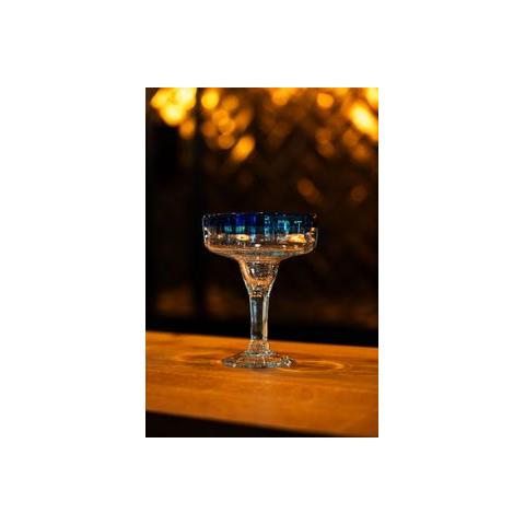 Bar Professional Margarita Cocktailglas Blauwe Rand 38 Cl