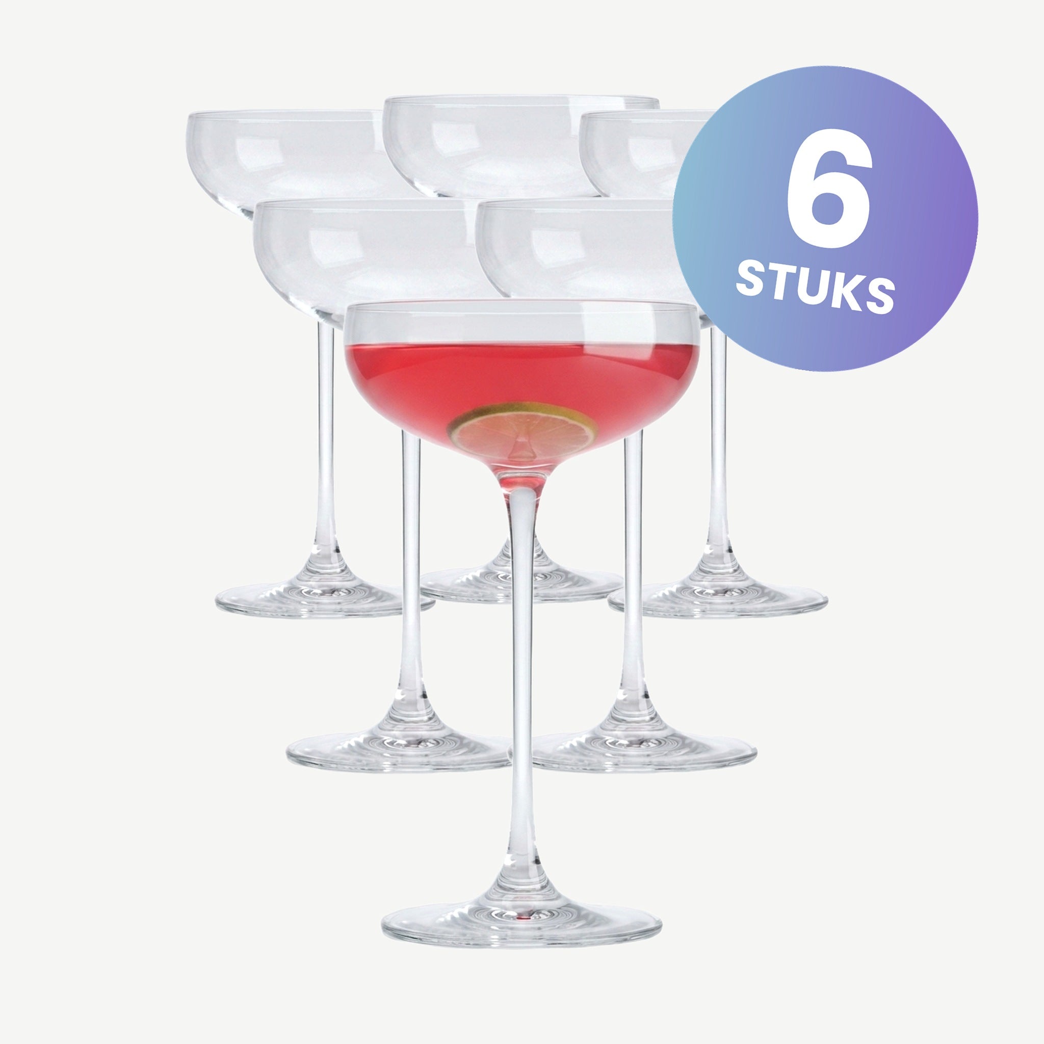Onis Bespoke Champagneglas / Coupe 12 Cl Coupette - set van 6 glazen
