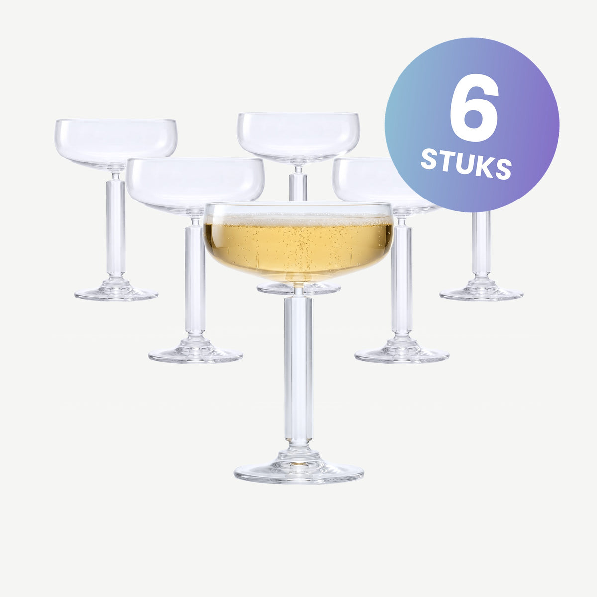 Onis N.Y.C. Champagneglas / Coupe 29 Cl - set van 6 glazen